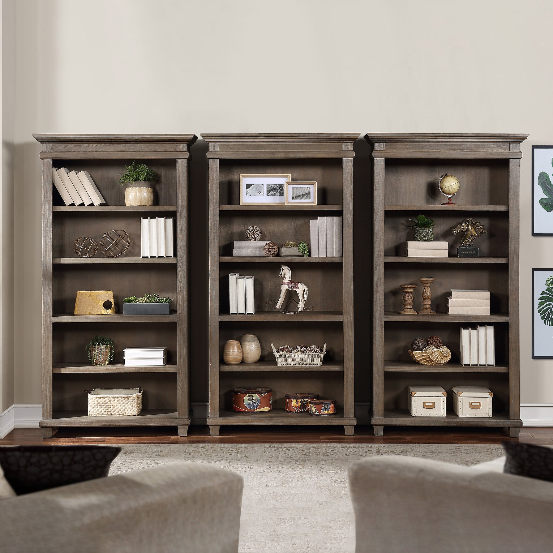 Campton 3-piece Bookcase Wall
