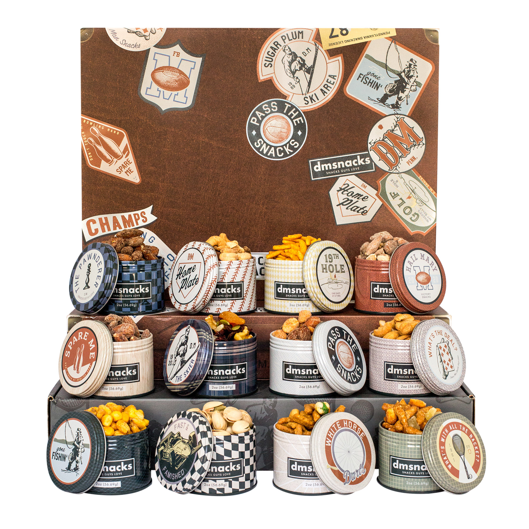 Damn Man Bar Cart Snacks  Variety  24 oz. total