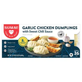 SUMM! GARLIC CHICKEN GYOZA 33.16 OZ