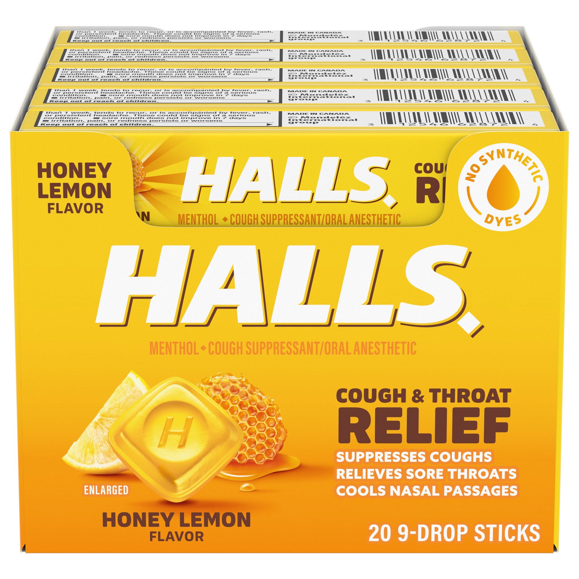 リン HOLMENKOL スピードパウダーハイブリッドCOLD 3個セット Halls Cough Drops, Honey-Lemon, 20-count | Costco