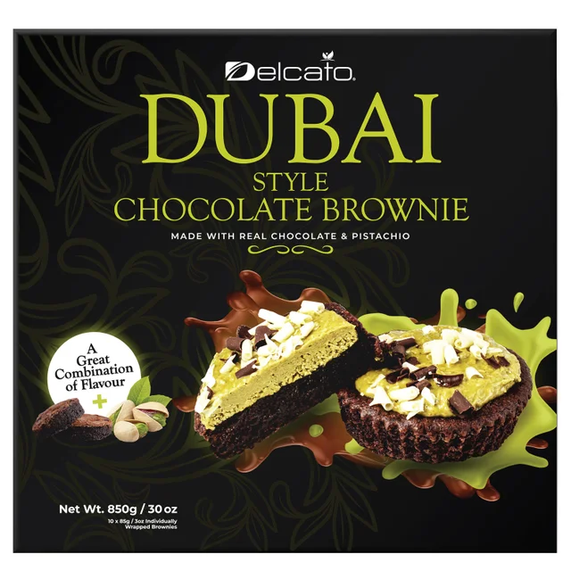 DELCATO DUBAI STYLE BROWNIES 10/3 OZ