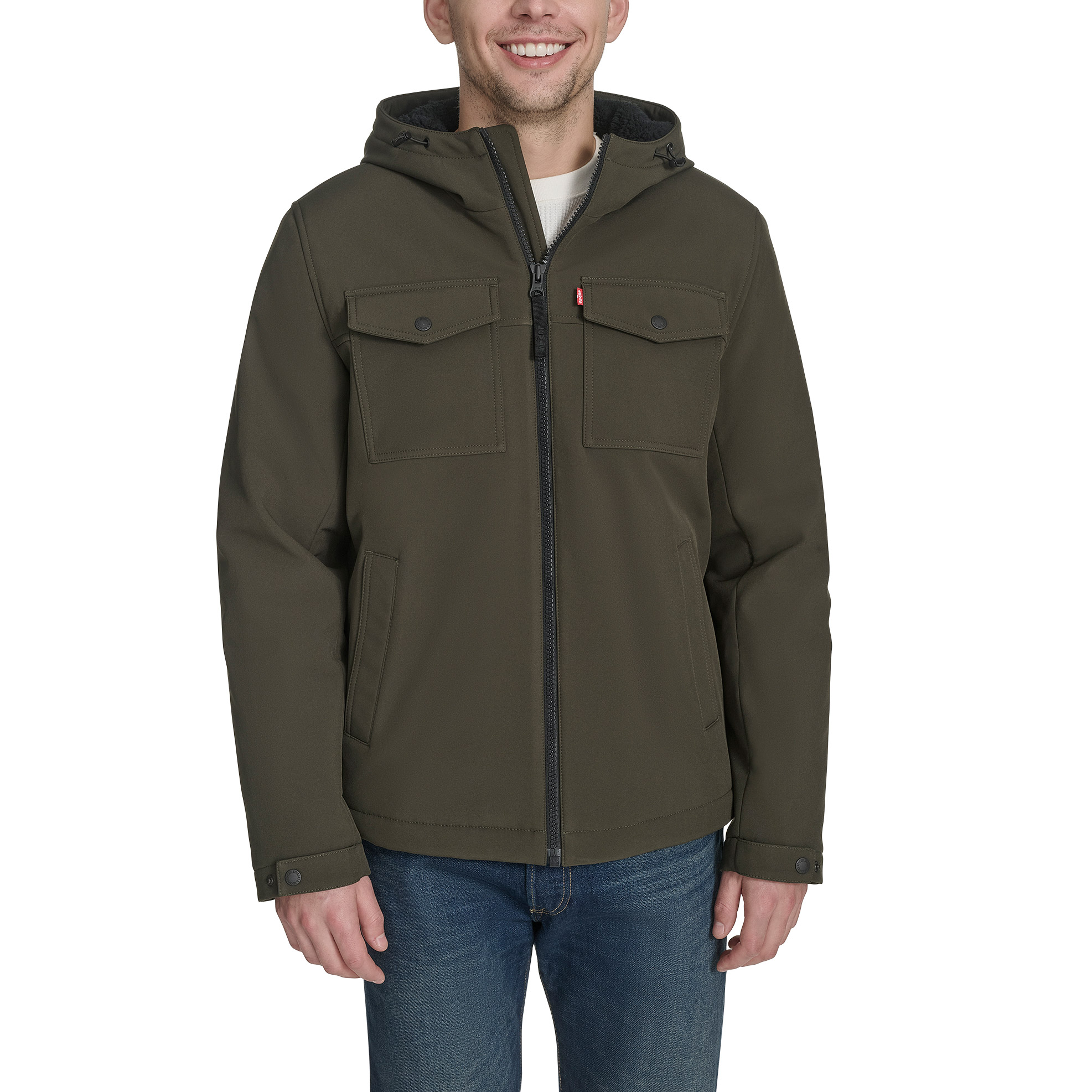 Levi's Men's Fleece Lined Softshell Jacket