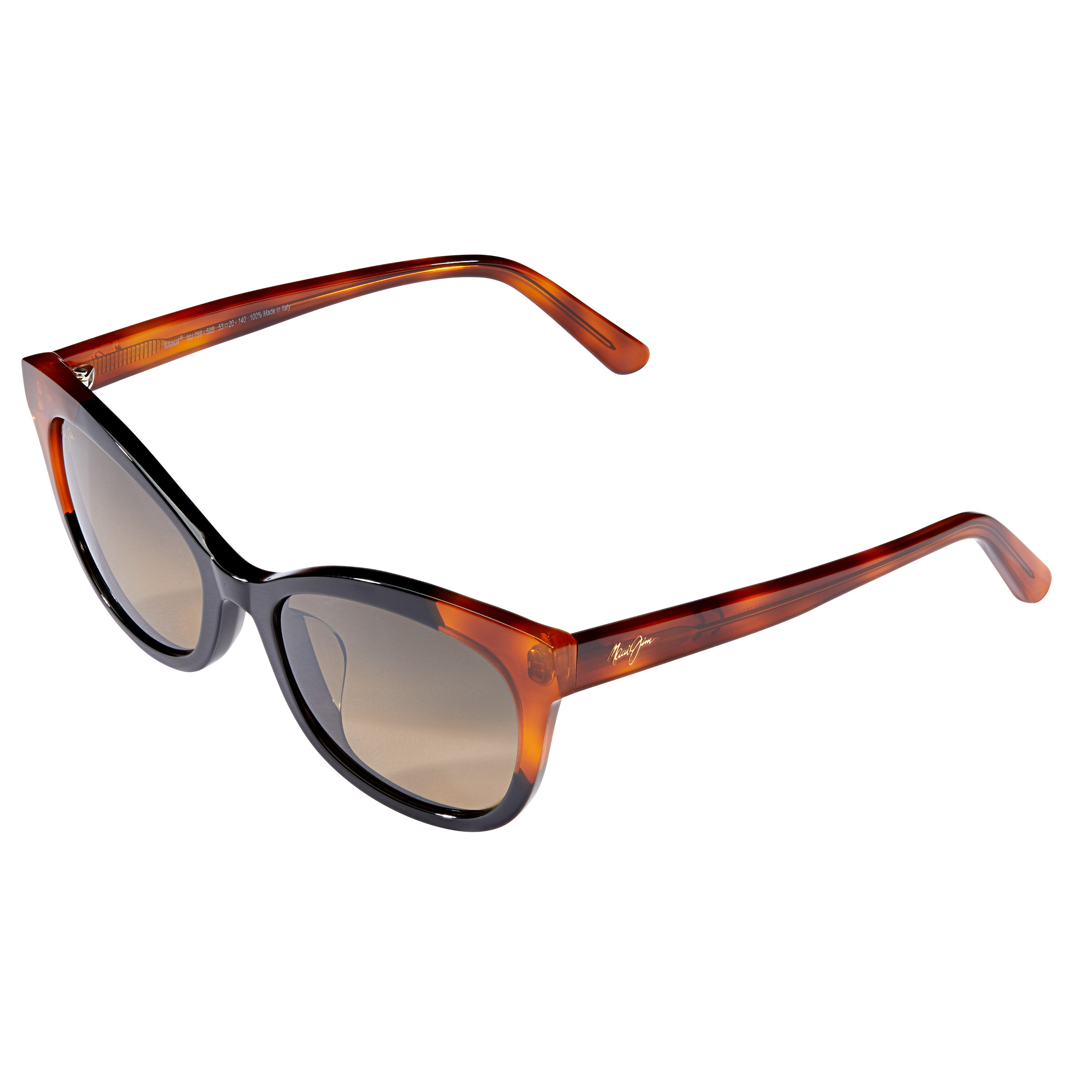 Maui Jim Ilima MJ 759-59B Cat Eye Black Tortoise Sunglasses HCL Brown Polarized Maui Jim 759 ILIMA main image 4