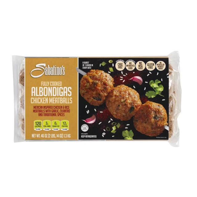 Sabatino's Albondigas Chicken Meatballs, 46 oz