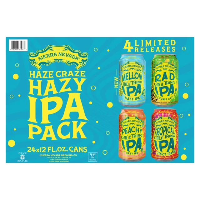 SIERRA NEVADA HAZE CRAZE IPA PACK 24/12OZ CANS