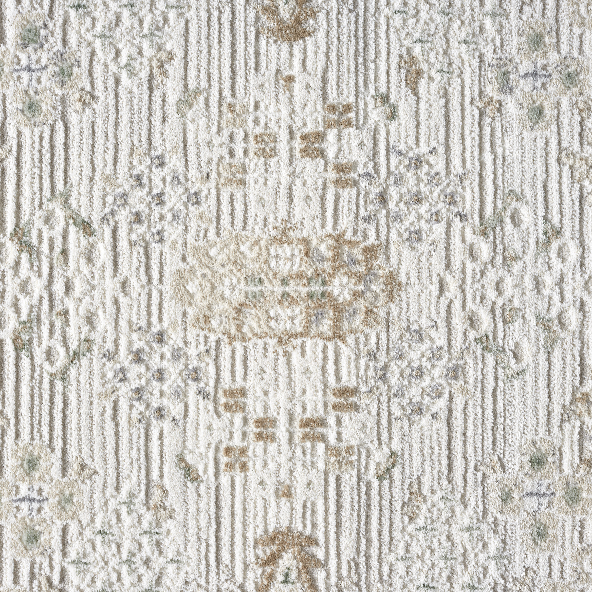 Town & Country Living Anemone Area Rug, Neutral Ivory, 7'10” x 10