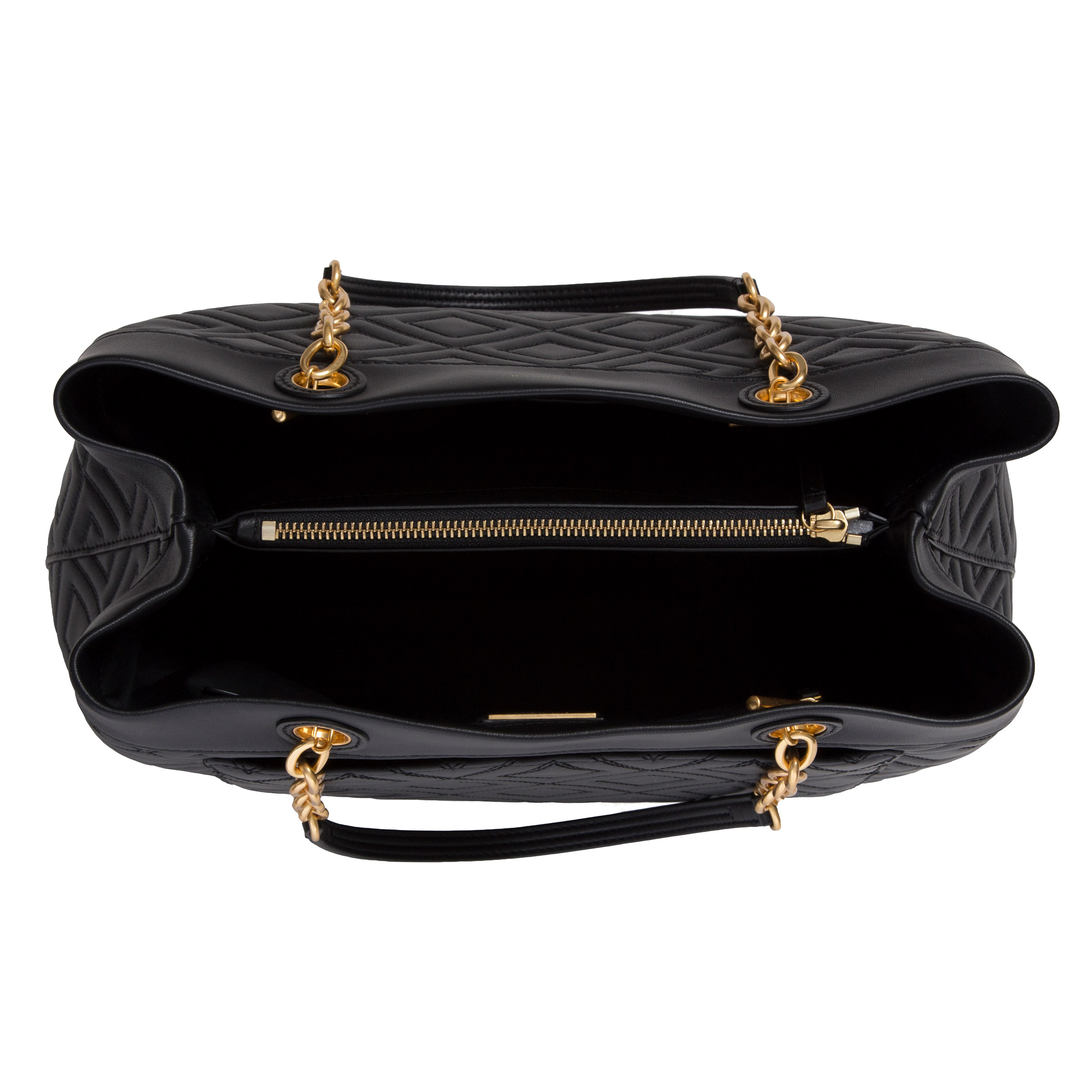 Tory Burch Fleming Triple Compartment Tote, Black | Costco