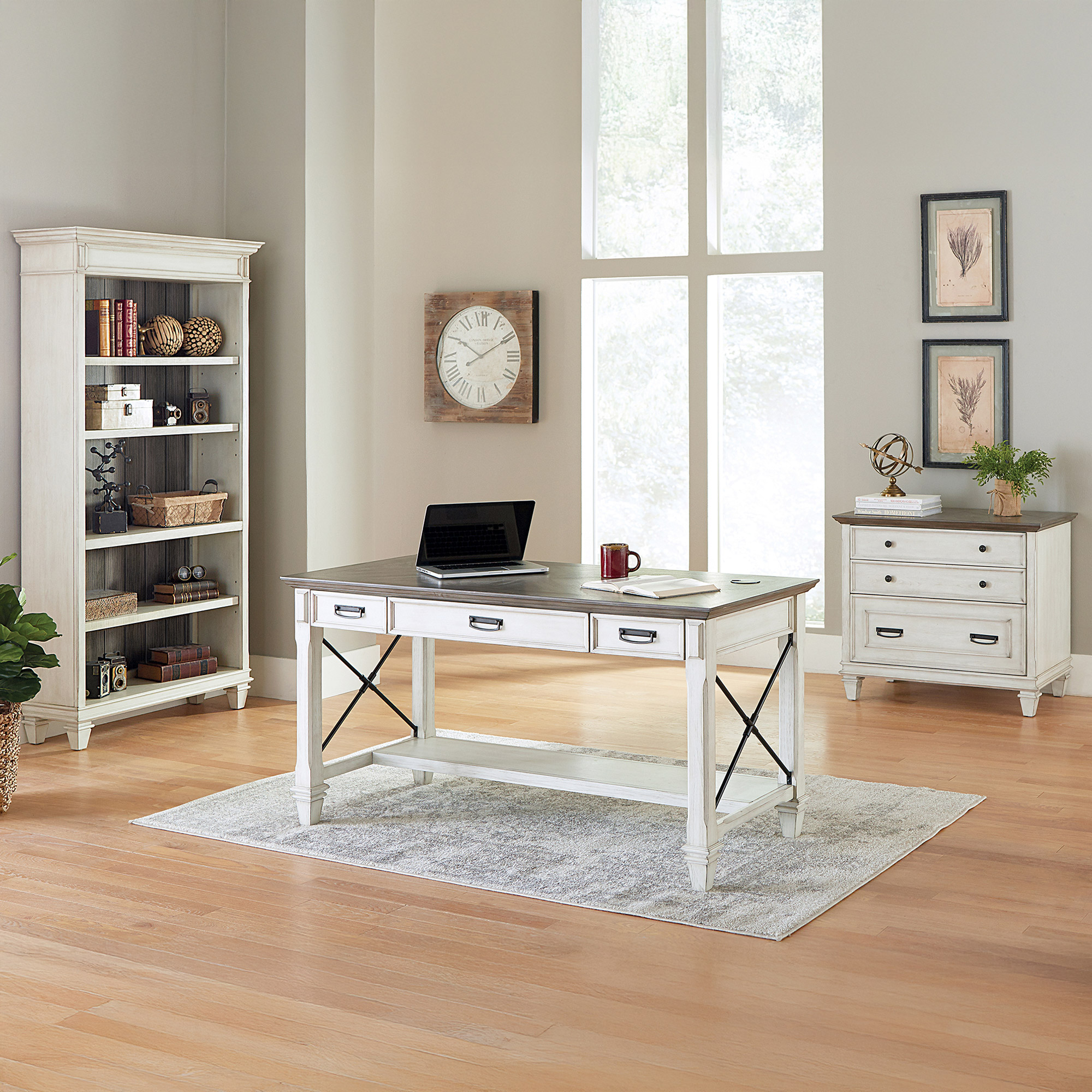 Harrington Writing Desk 3-piece Office Suite