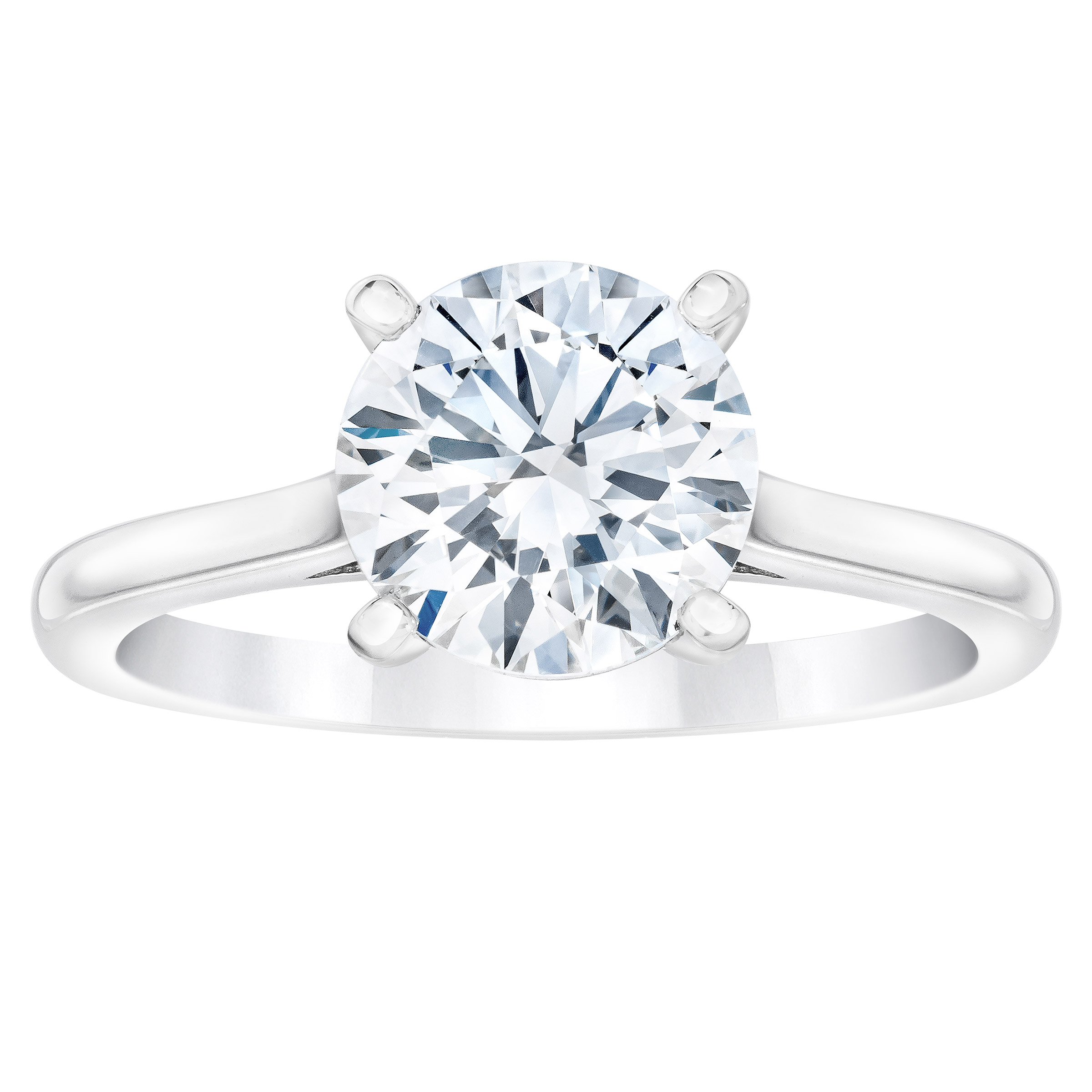 2.01 ct Round Brilliant Cut, Colour VS1, Colour H, Diamond Solitaire Ring