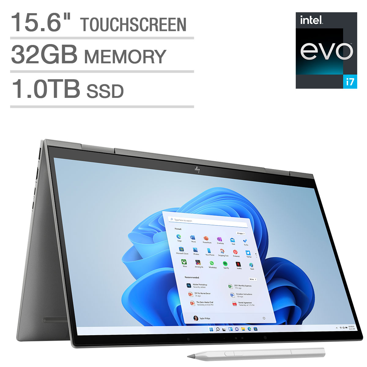 HP ENVY x360 15.6" Laptop - Thumbnail 2