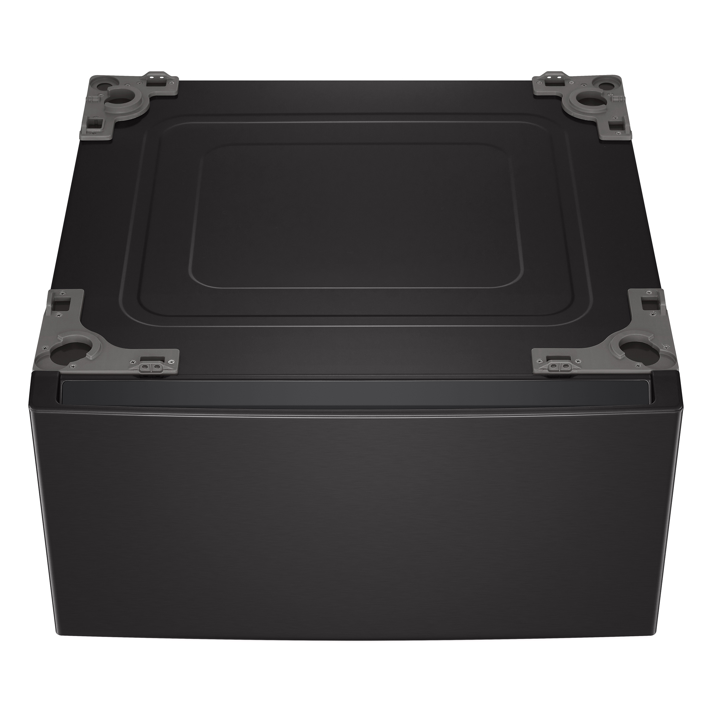 LG Black Laundry Pedestal with Storage Drawer