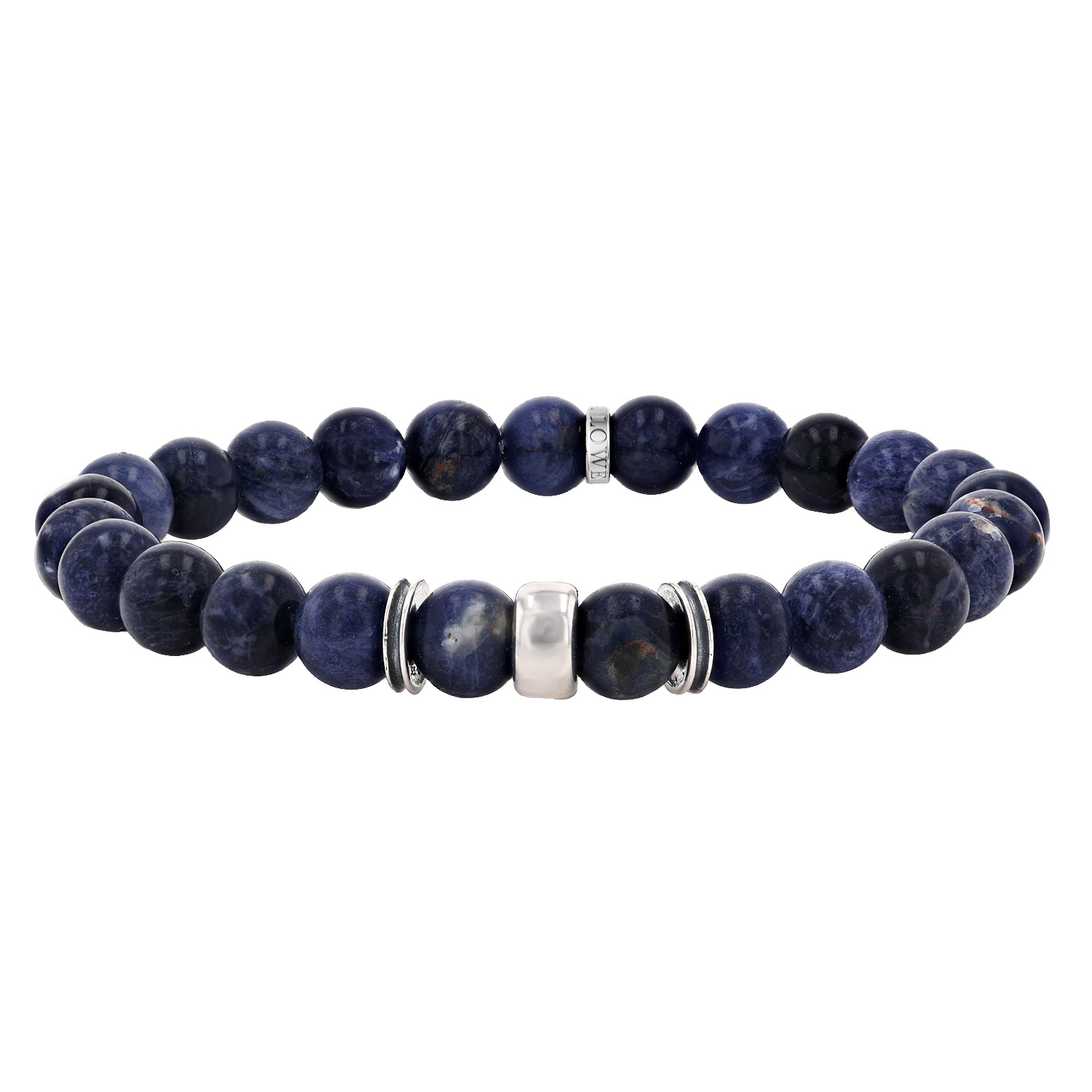 Mr. Lowe by Sheryl Lowe Sodalite Beaded Bracelet with Sterling