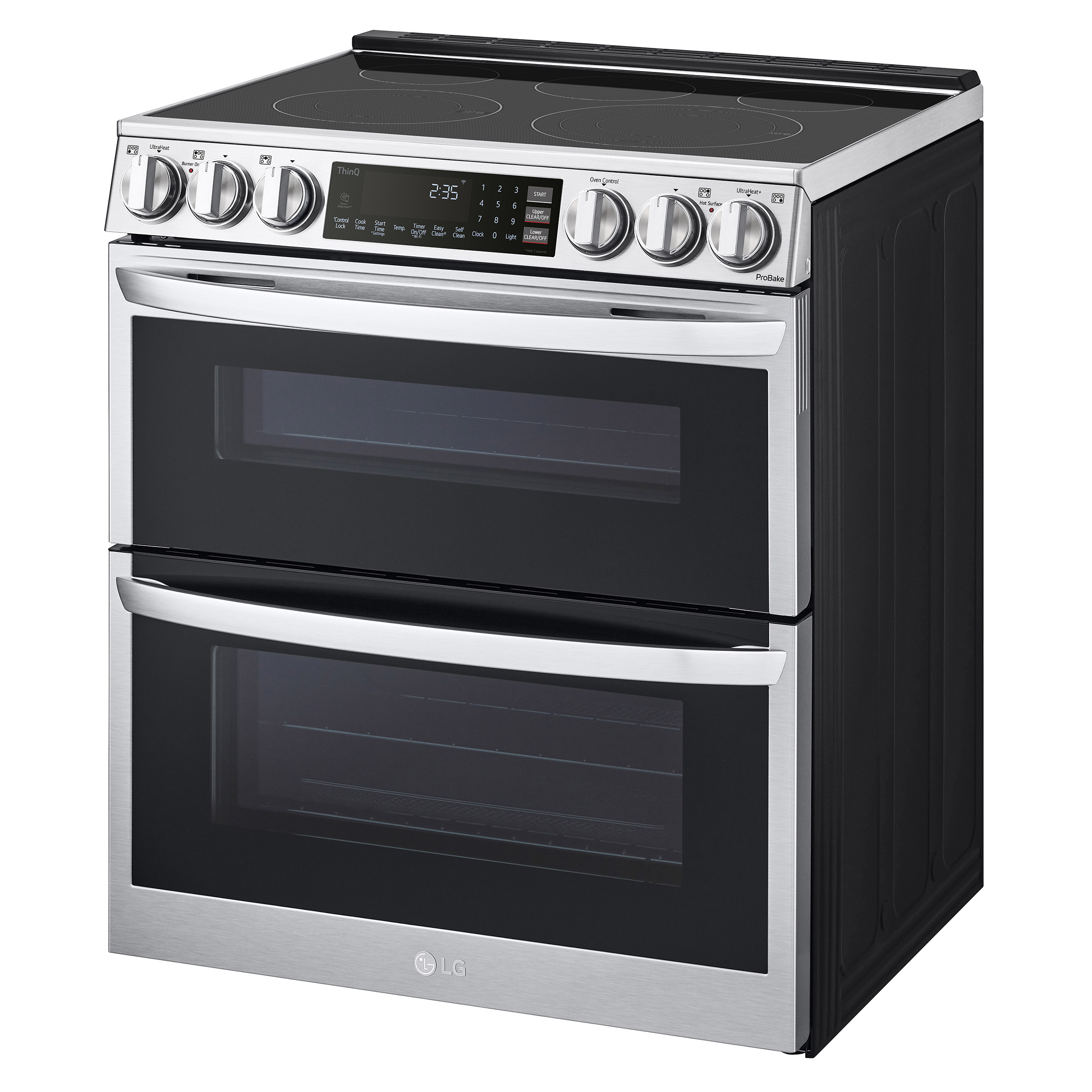 LG 7.3 cu. ft. Smart Electric Double Oven Range with Built-In Air Fry