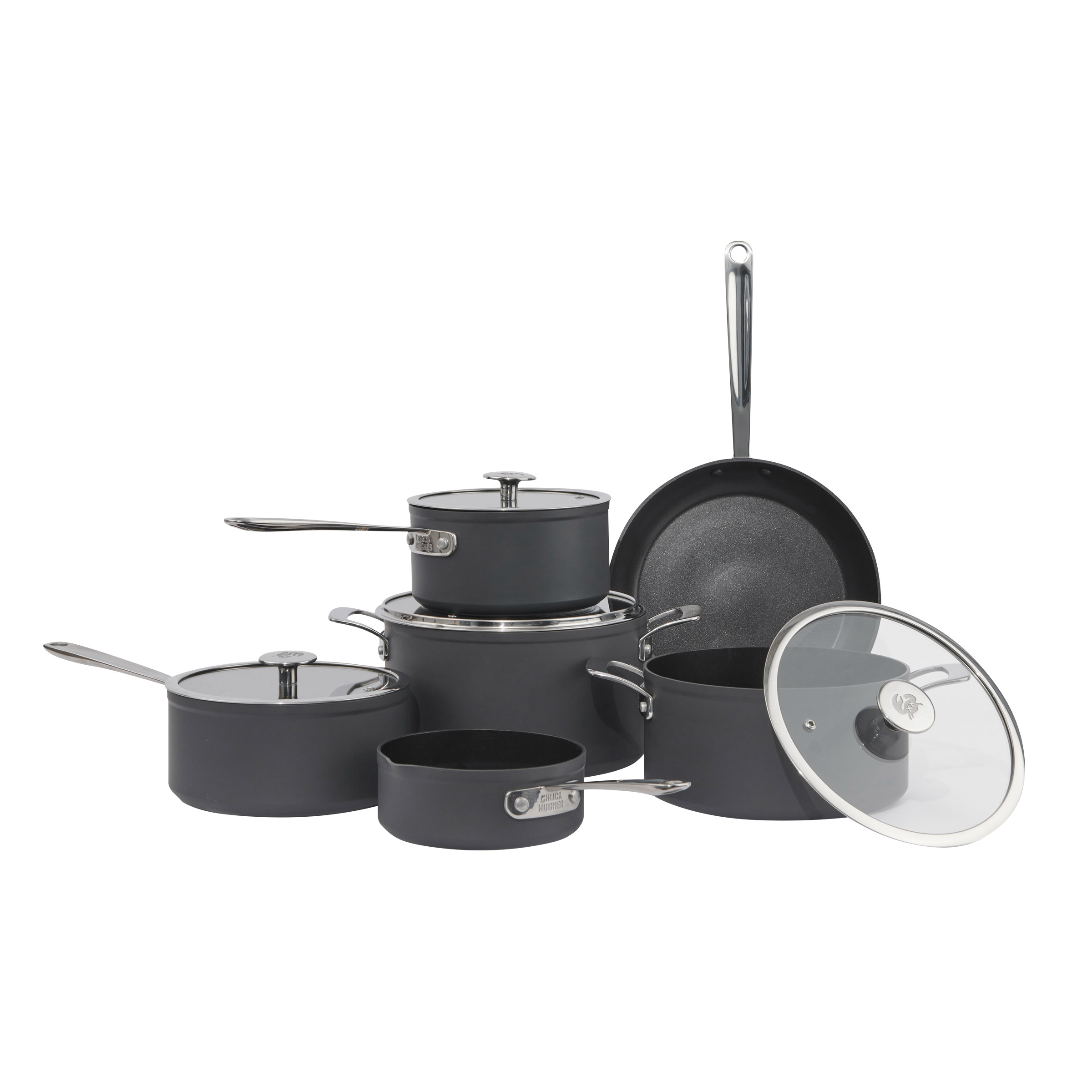 Chuck Hughes Forged Non-stick Cookware, 10-pieces