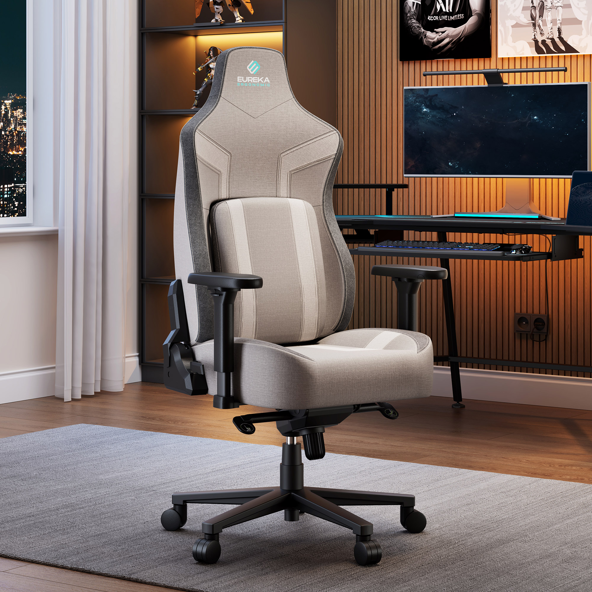 Python II Home Gaming Chair with Lumbar Support