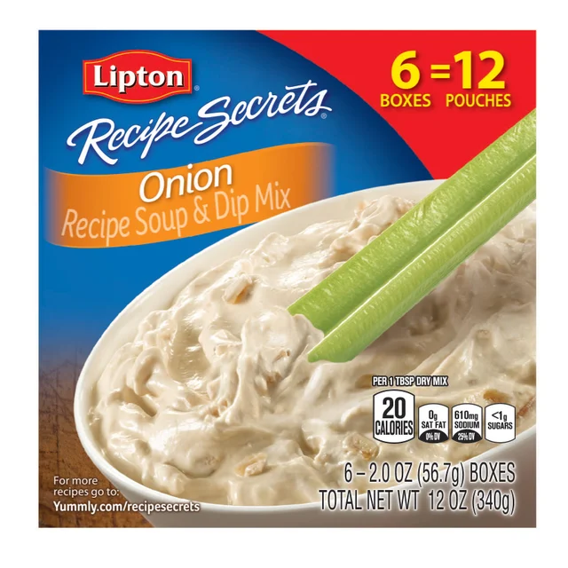 Lipton Recipe Secrets Onion Soup Mix, 2 oz, 6 count