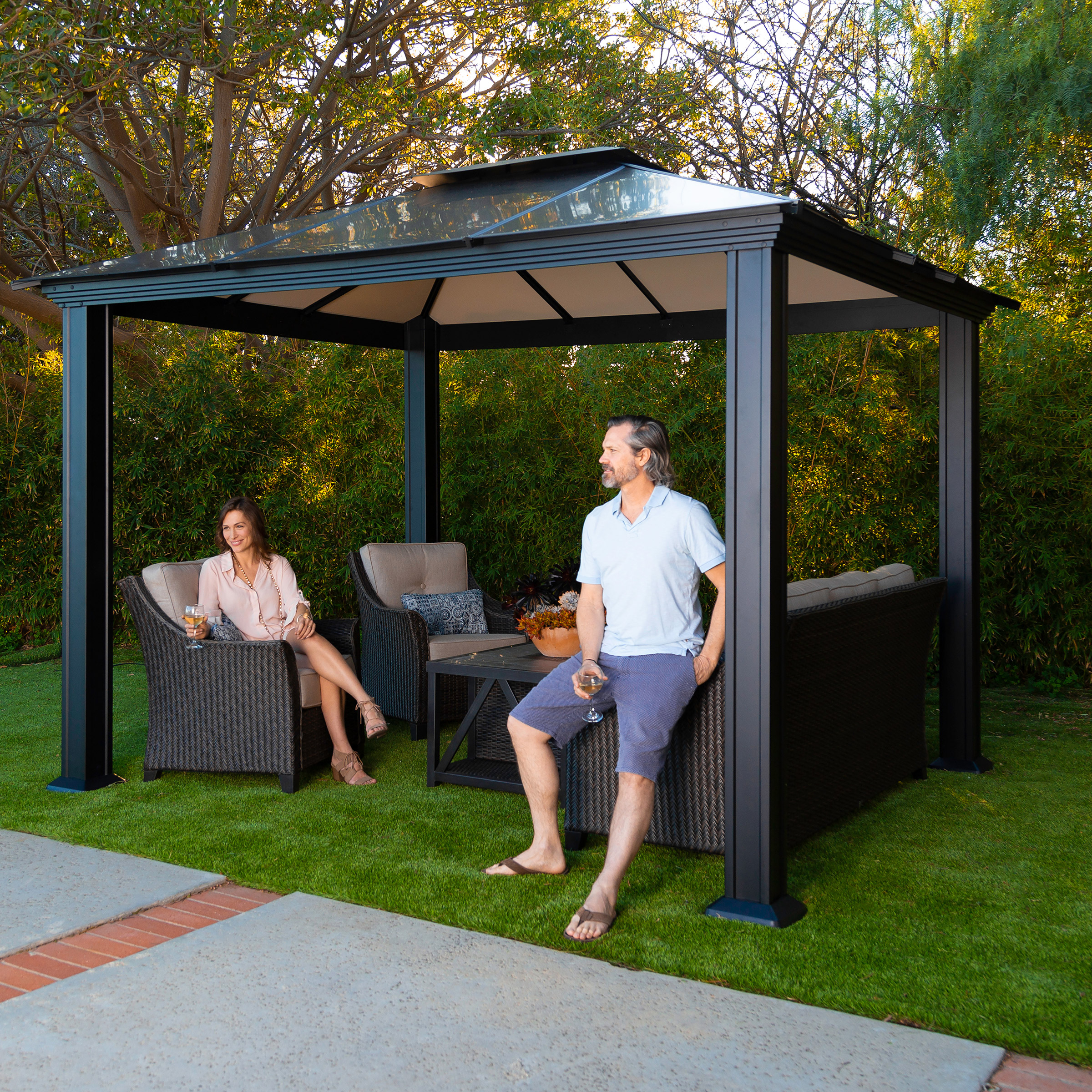Paragon Santa Monica Aluminum Gazebo