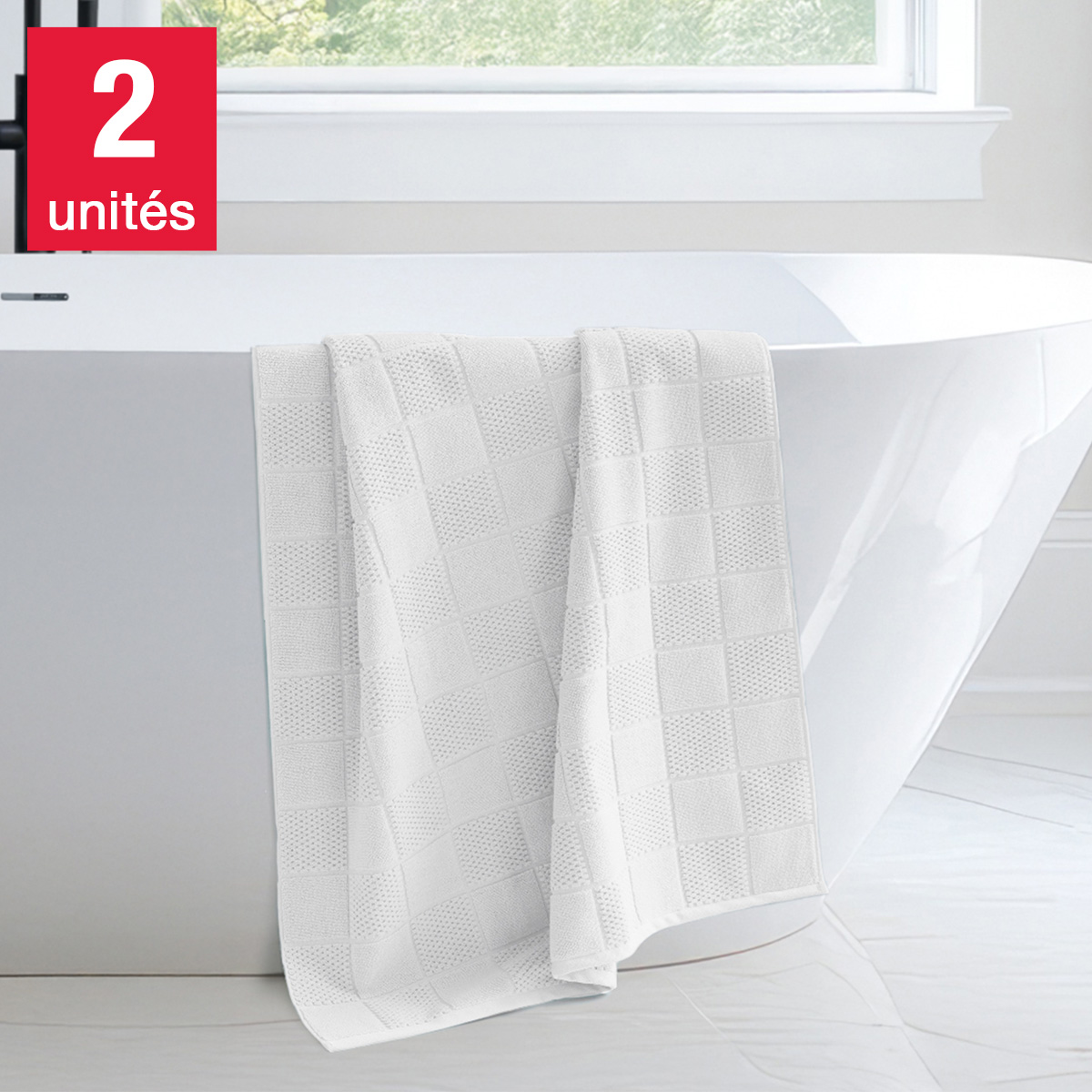 Collection Home Inspiration - Ensemble de 2 draps de bain