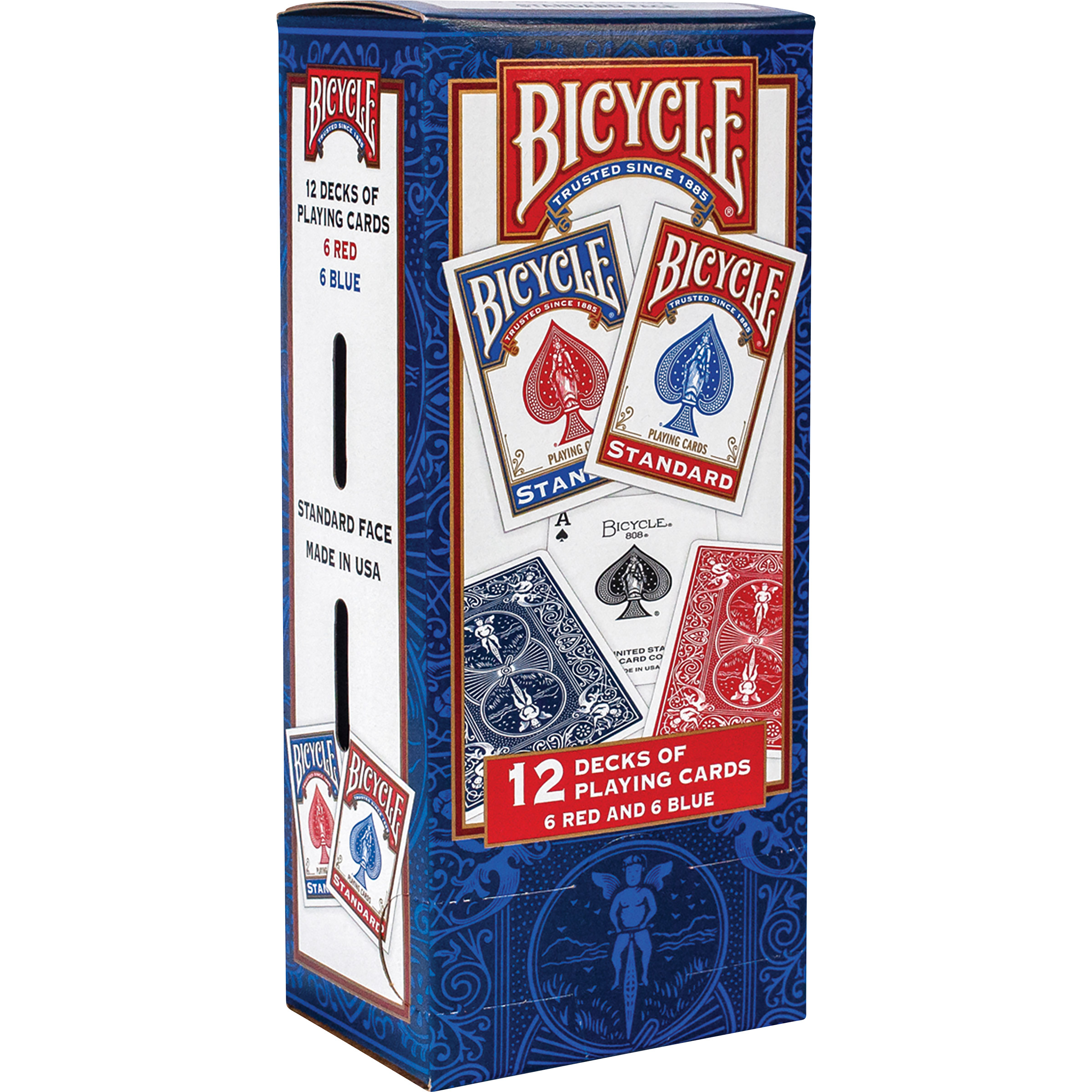 Bicycle Standard Playing Cards 13個セット Bicycle Standard Playing Cards, 12 Red and Blue Decks | Costco