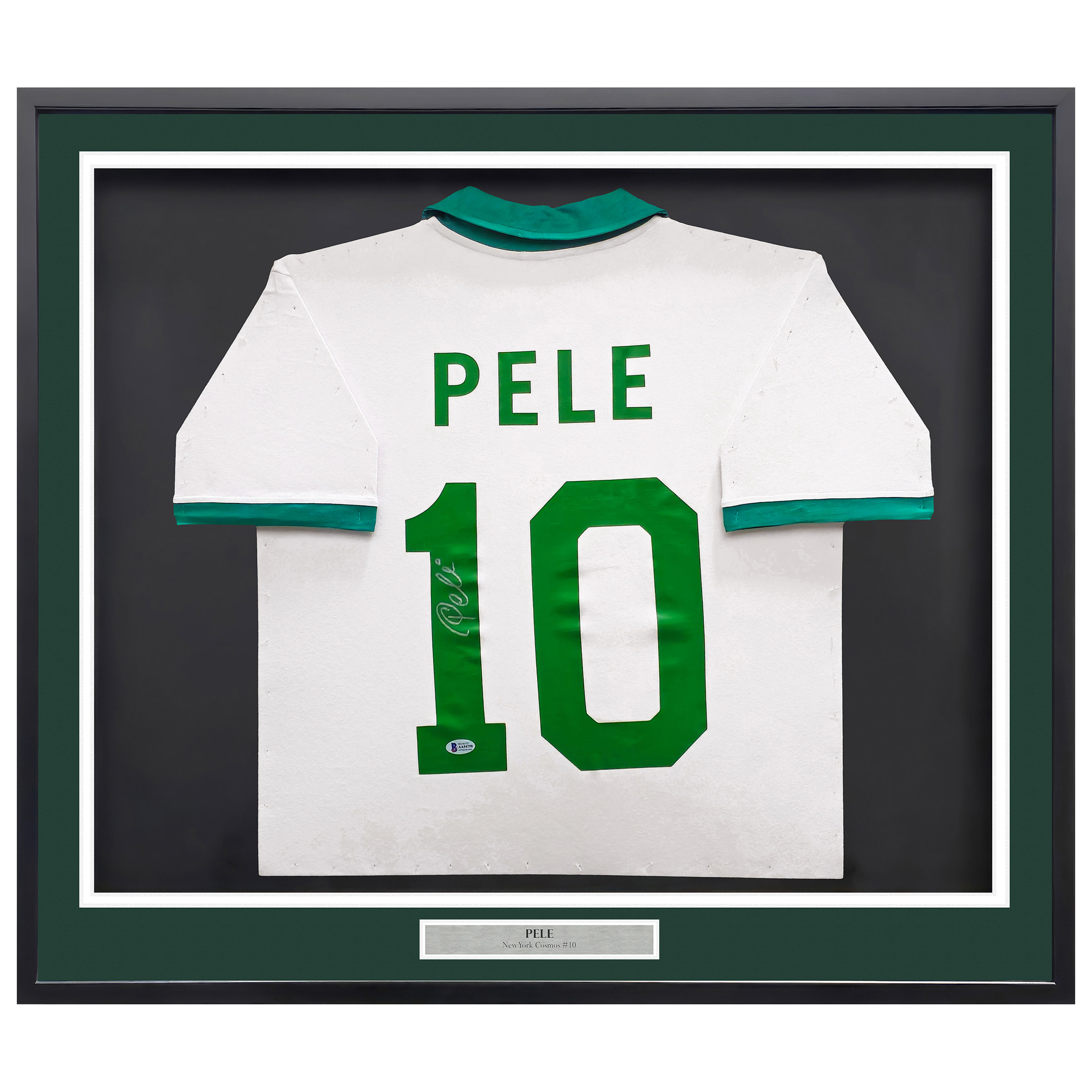 ペレ 直筆サインユニフォーム　証明書付 Pele autograph ペレ 直筆サインユニフォーム証明書付 Pele autograph