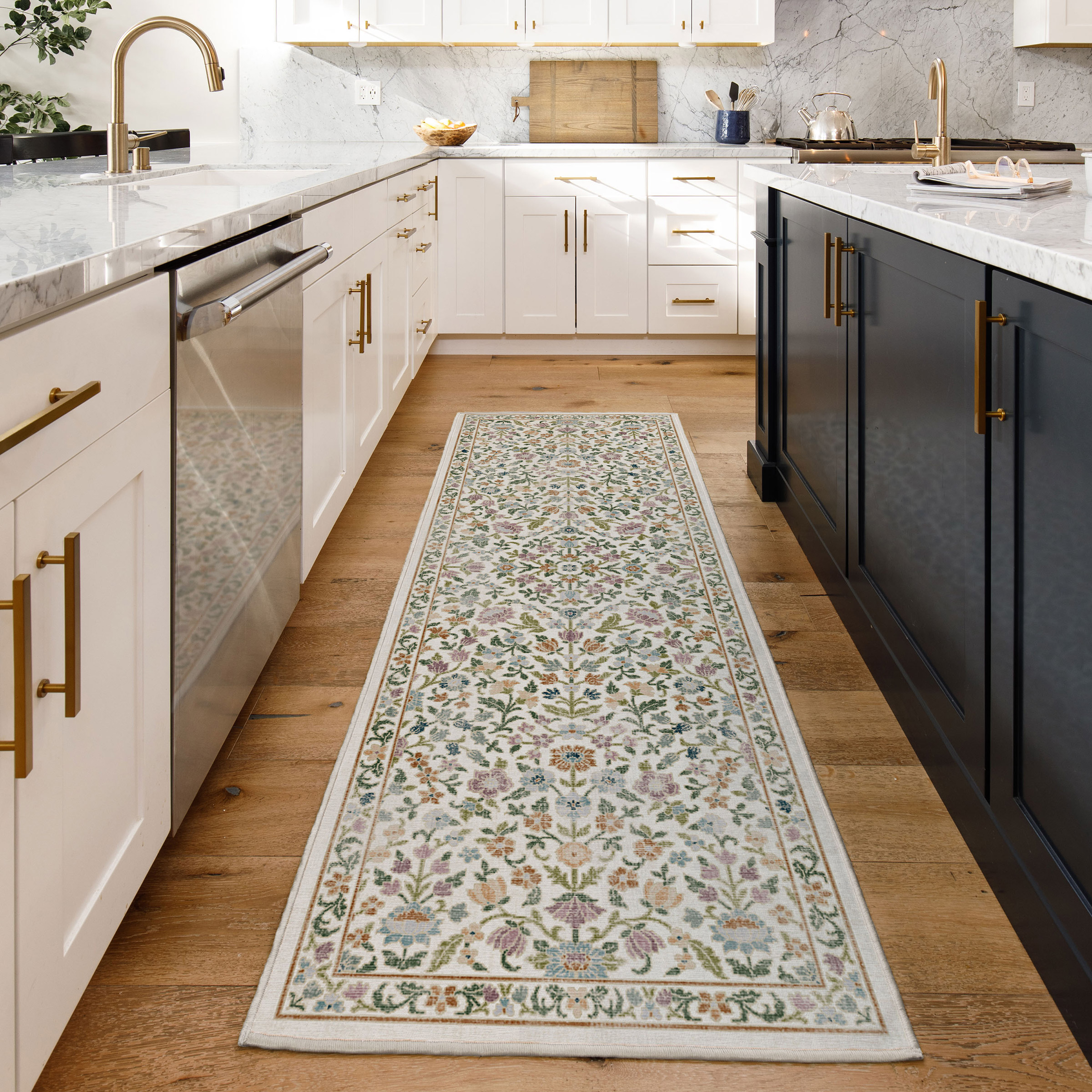 Ruggable Flatwoven Washable Arabelle Runner Rug  2'6” x 7'