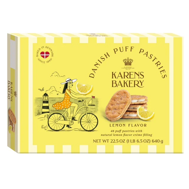 KARENS BAKERY LEMON PUFF PASTRY 22.5OZ (1.4LBS)