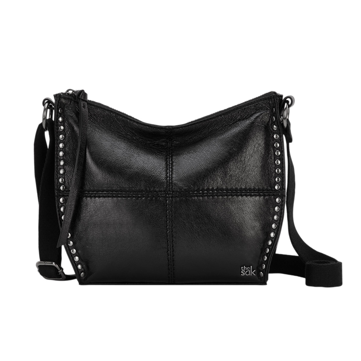 The Sak Leather Saratoga Crossbody, Black Onyx | Costco