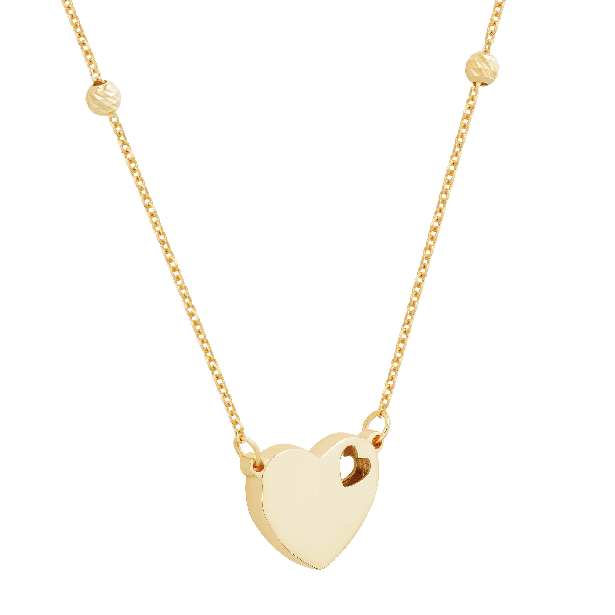 Mega Sale Iced Out Chain For Sale 14kt Yellow Gold Heart Cut Out