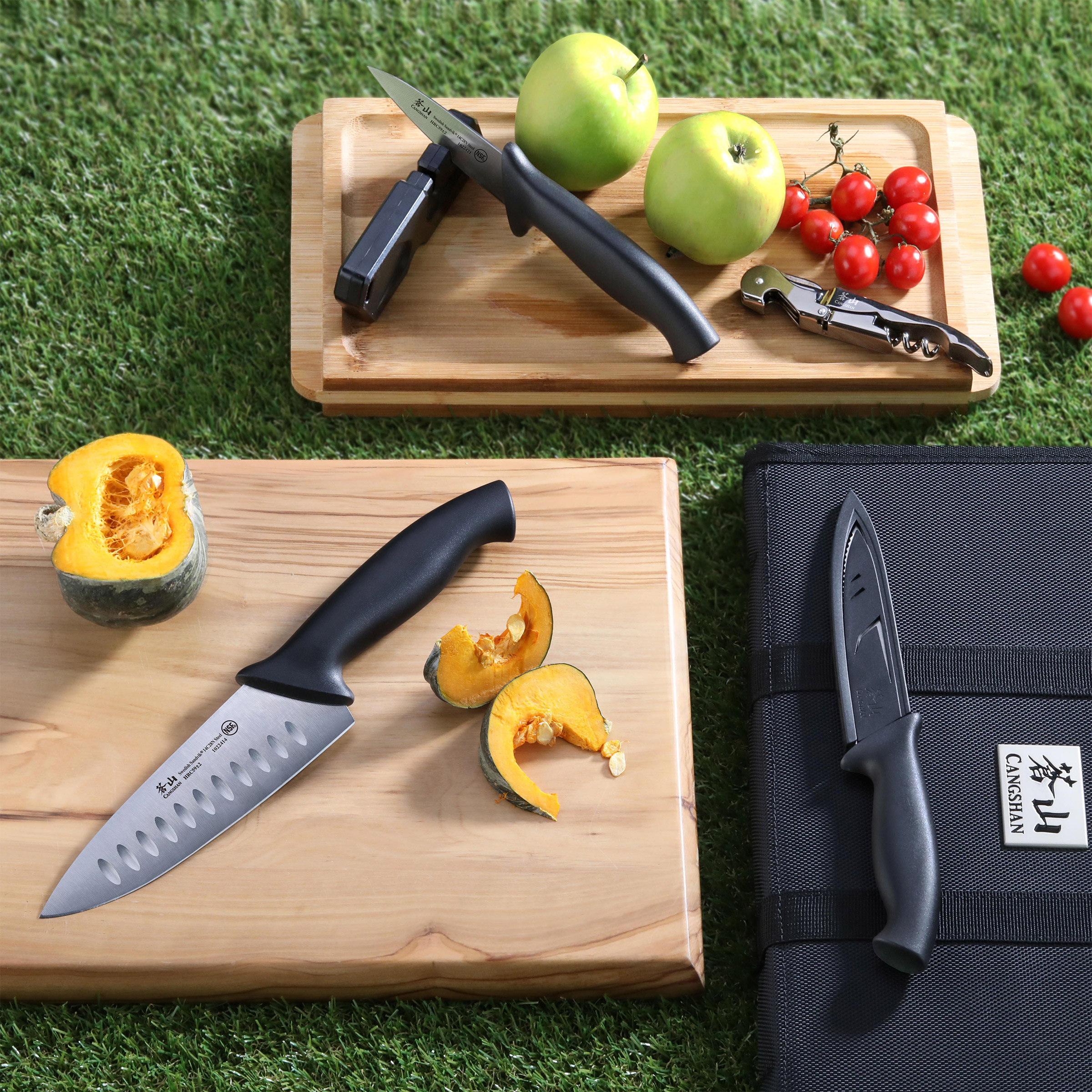 Cangshan Horizon Series 7-Piece Travel Knife Bag Set | Costco