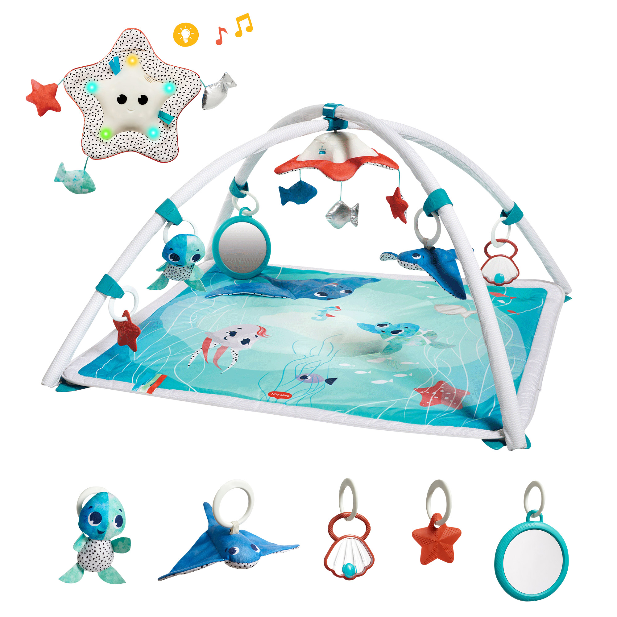 Tiny Love Treasure the Ocean 2-in-1 Musical Mobile, Gymini | Costco