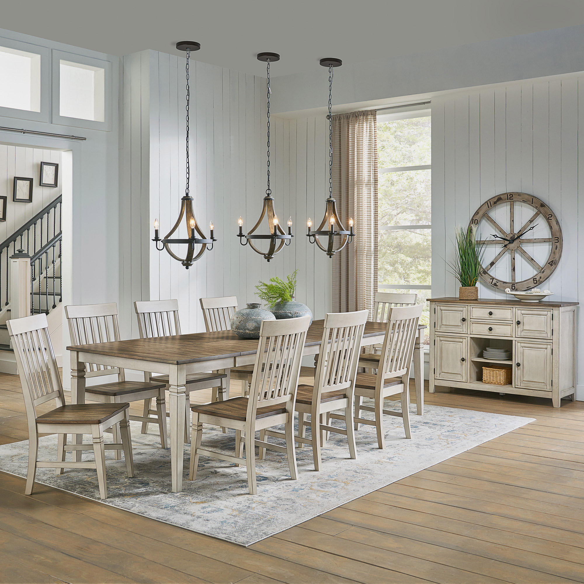 Shaker Traditional 10-piece Dining Room Set