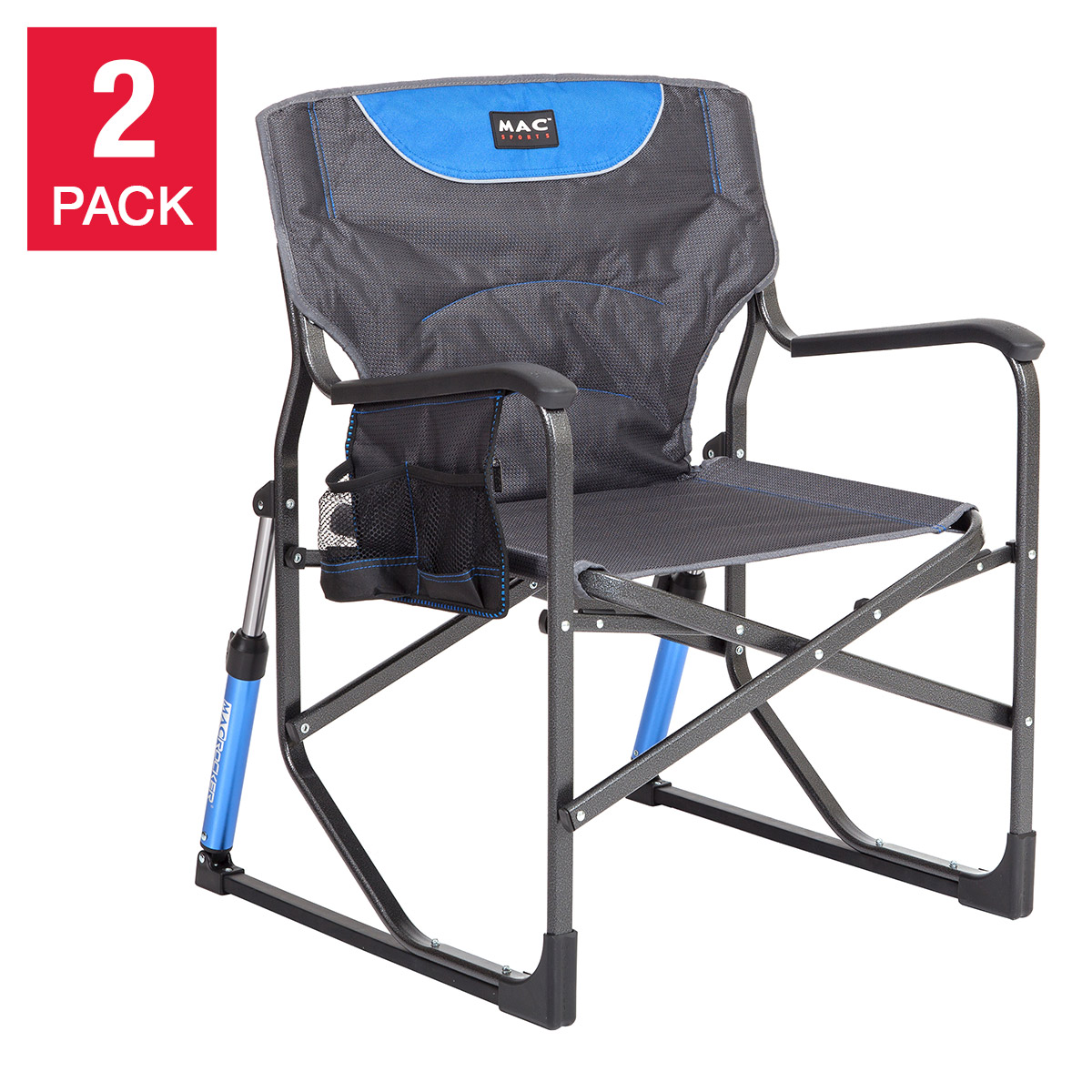 Mac Sports Rock N Lock Director Chair, 2-pack | Costco