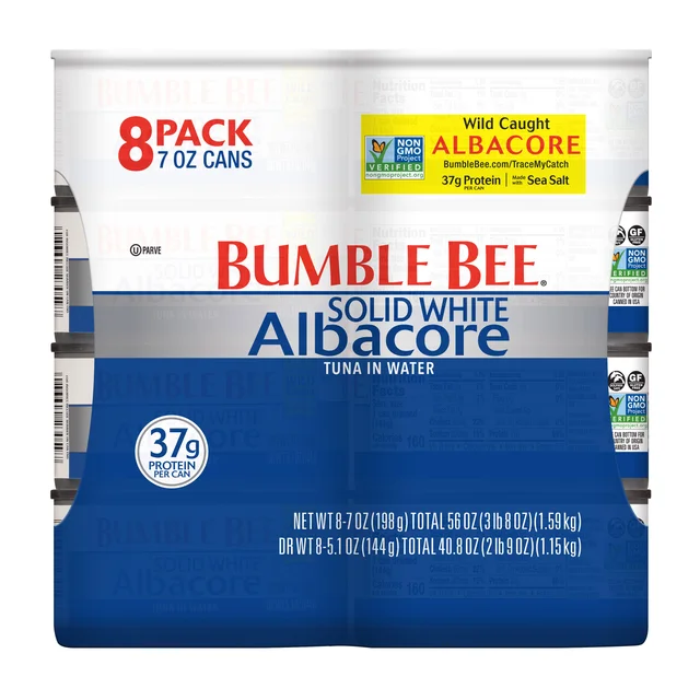 BUMBLE BEE SOLID WHITE ALBACORE 8/7 OZ (3.5 LBS)