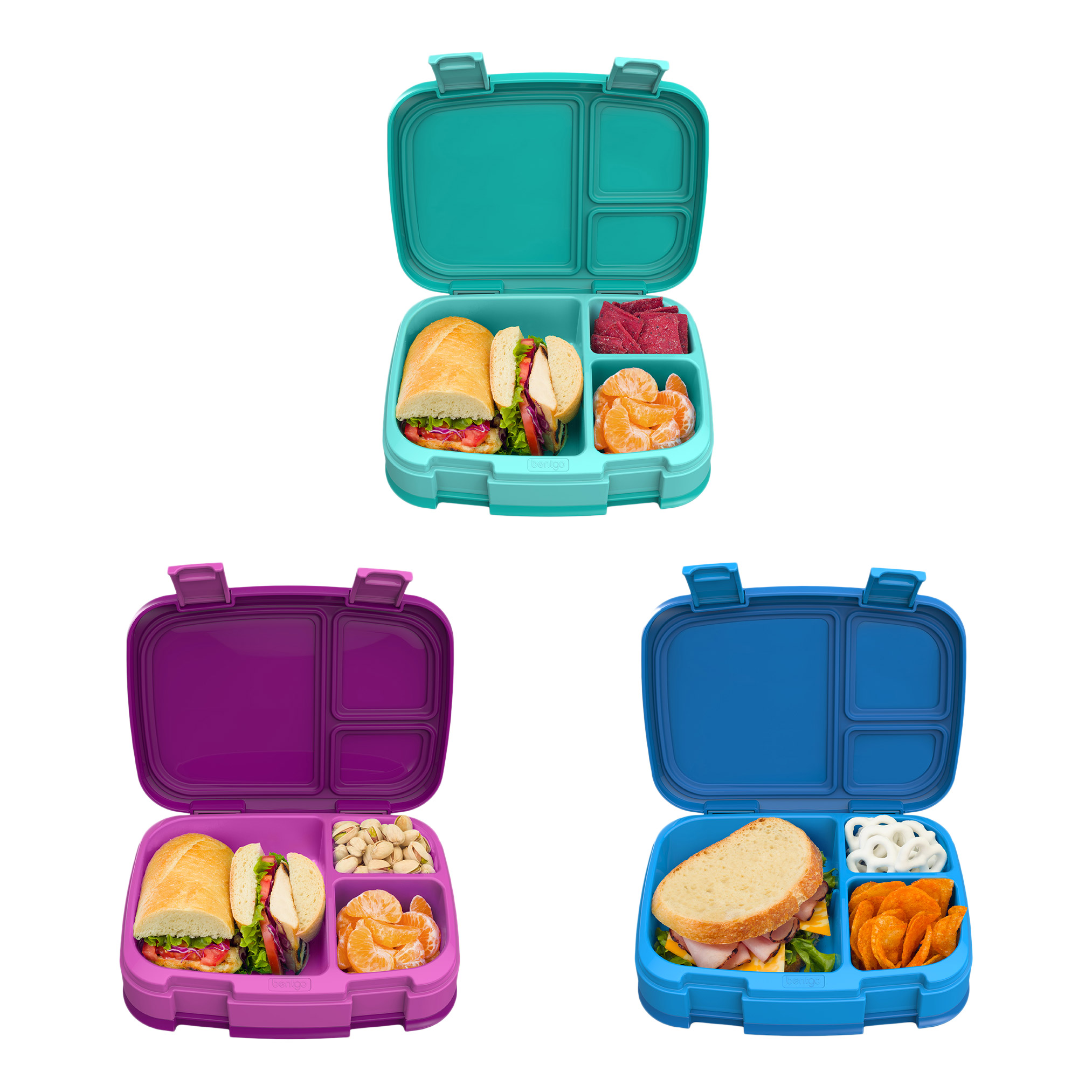 Bentgo Fresh Lunch Box Containers  3-pack