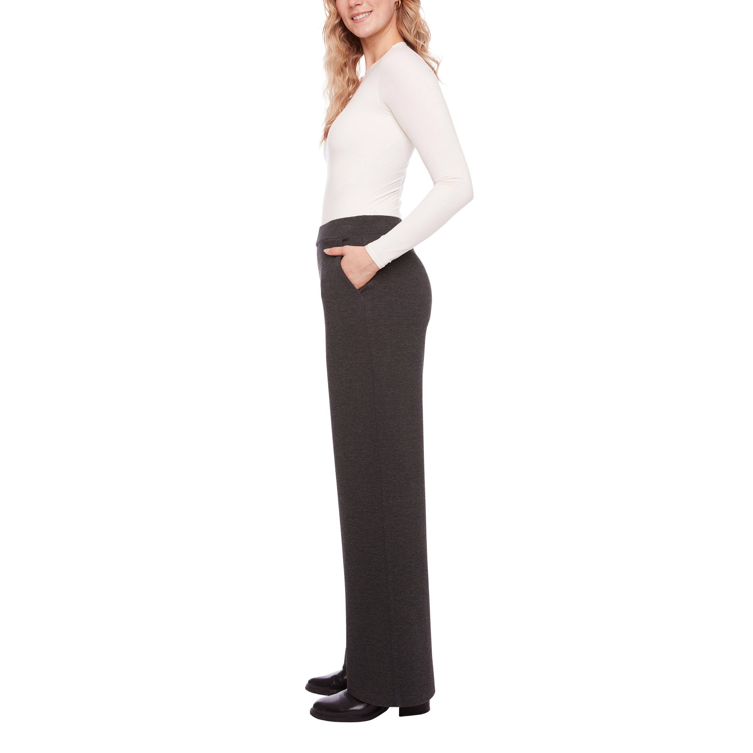 Pantalon cycliste amincissant et push-up noir | Culottes pour femme