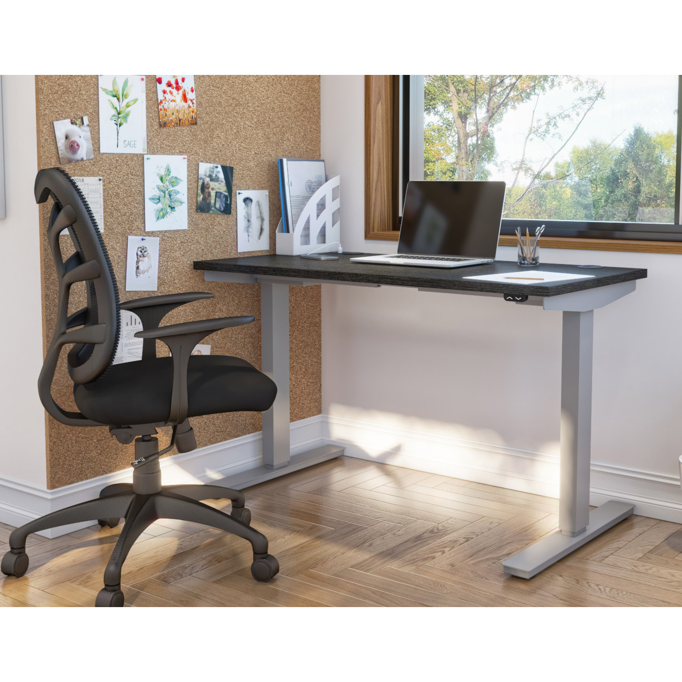 Bestar Upstand 24” x 48” Adjustable Height Desk