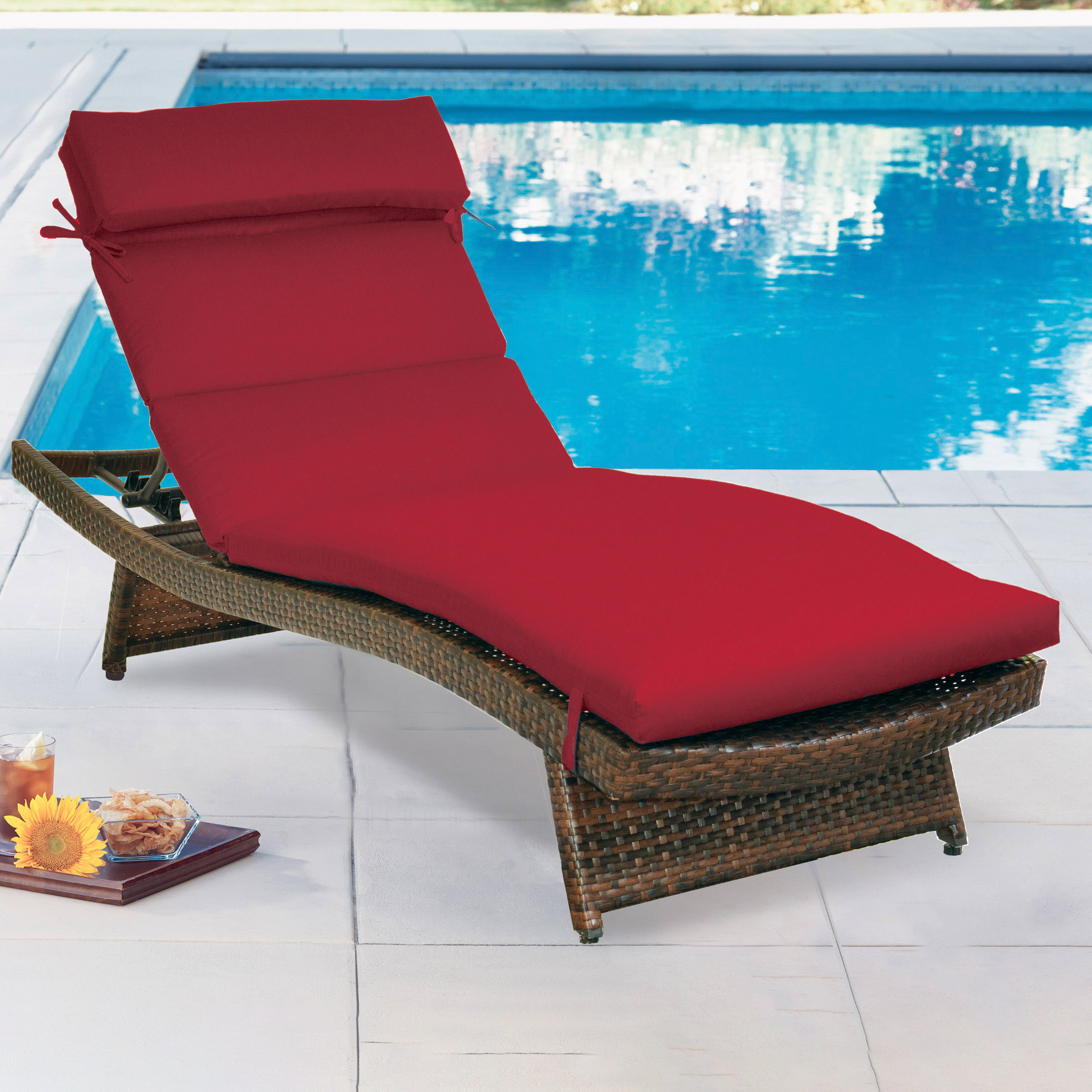 Sunbrella Chaise Lounge Cushions Costco Peak Season Outdoor Chaise