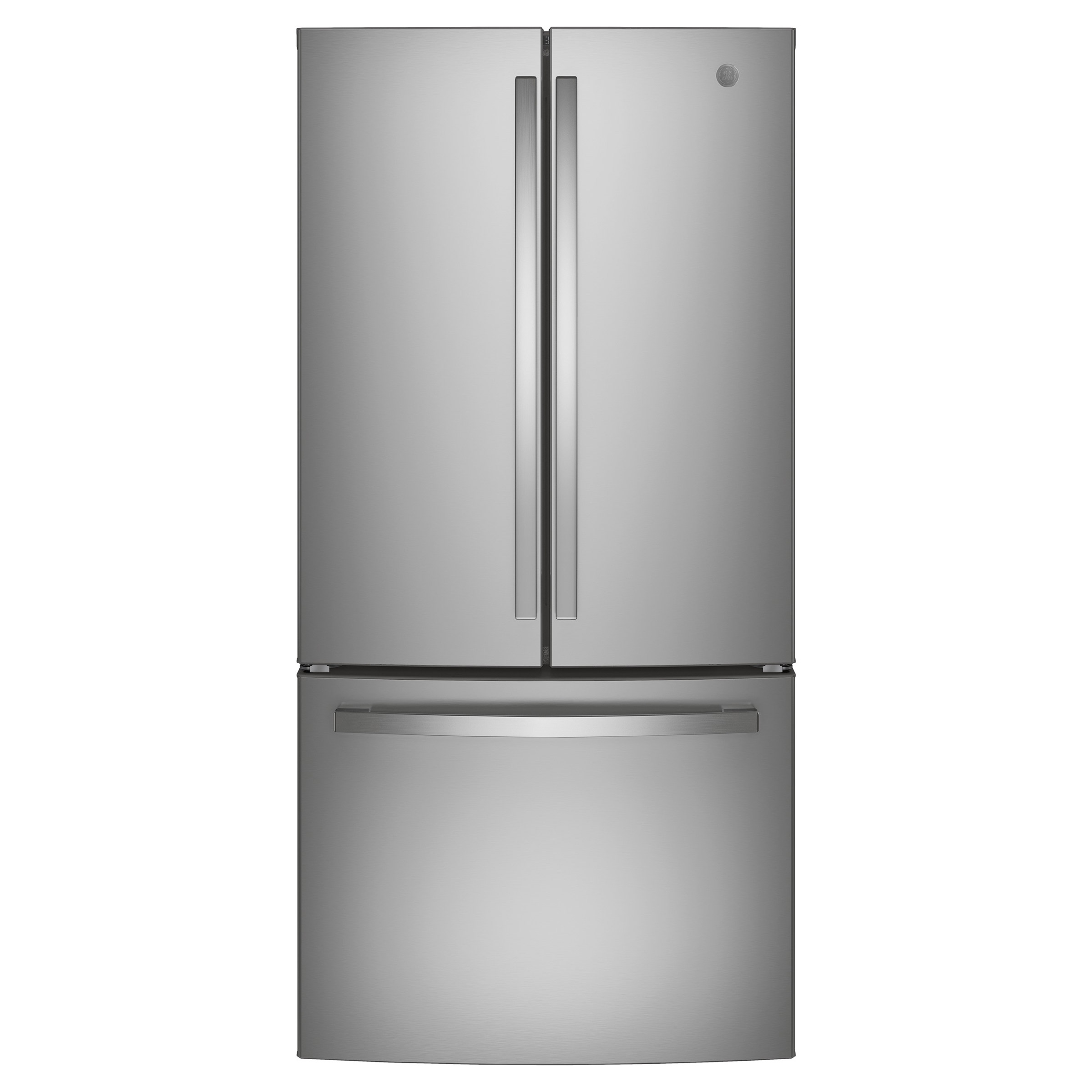 GE 18.6 cu. ft. Counter-Depth French-Door Refrigerator with Turbo Cool and Energy Star Certified 