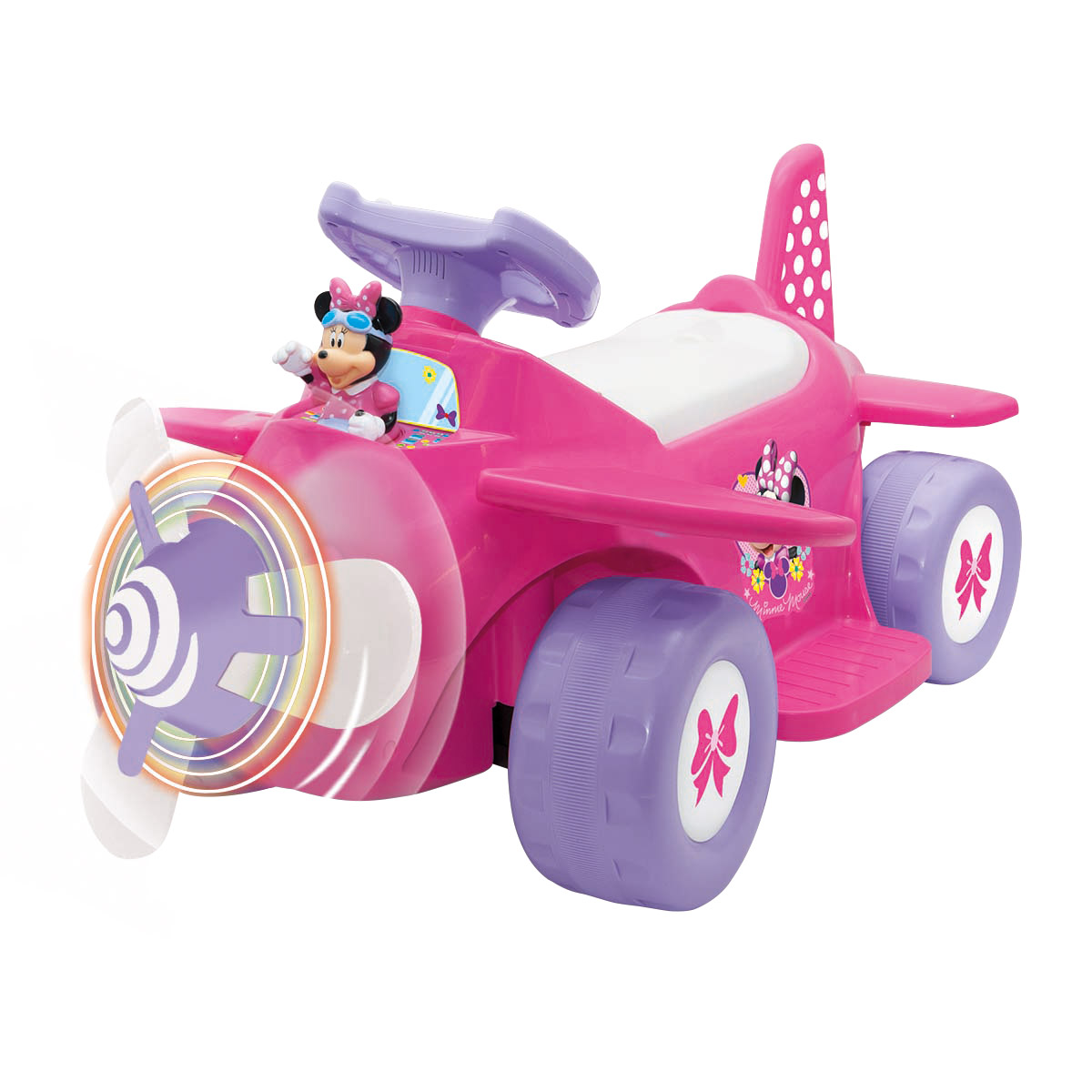 【minnie】 Kiddieland Toys Minnie Ride-On Train with Caboose and Track