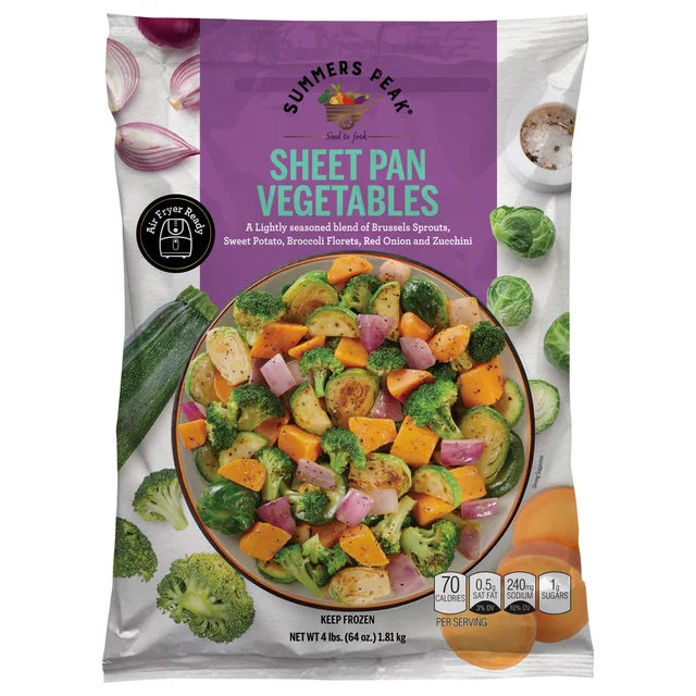 SUMMERS PEAK SHEET PAN VEGGIES 4 LBS