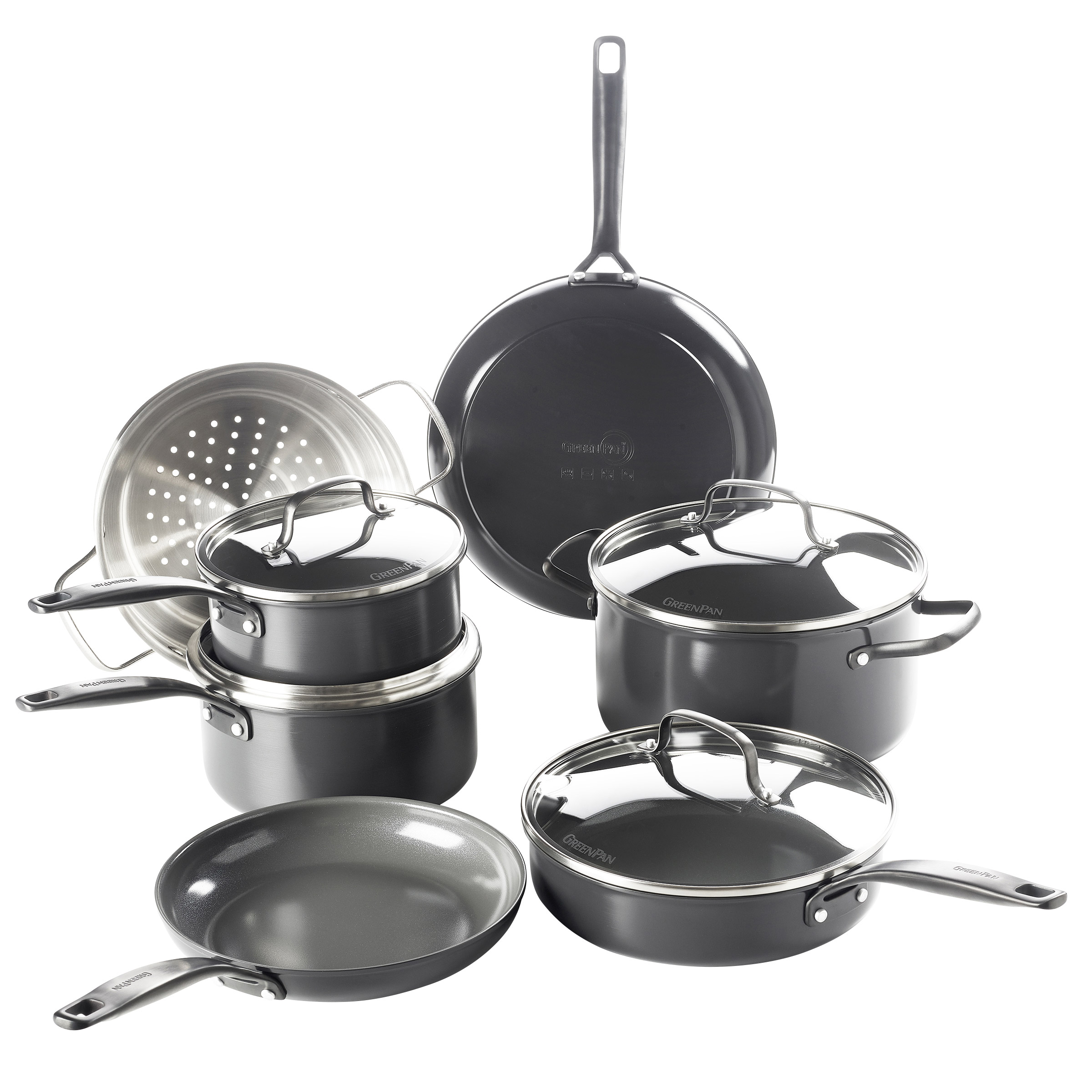 GreenPan New York Pro 11-piece Cookware Set | Costco