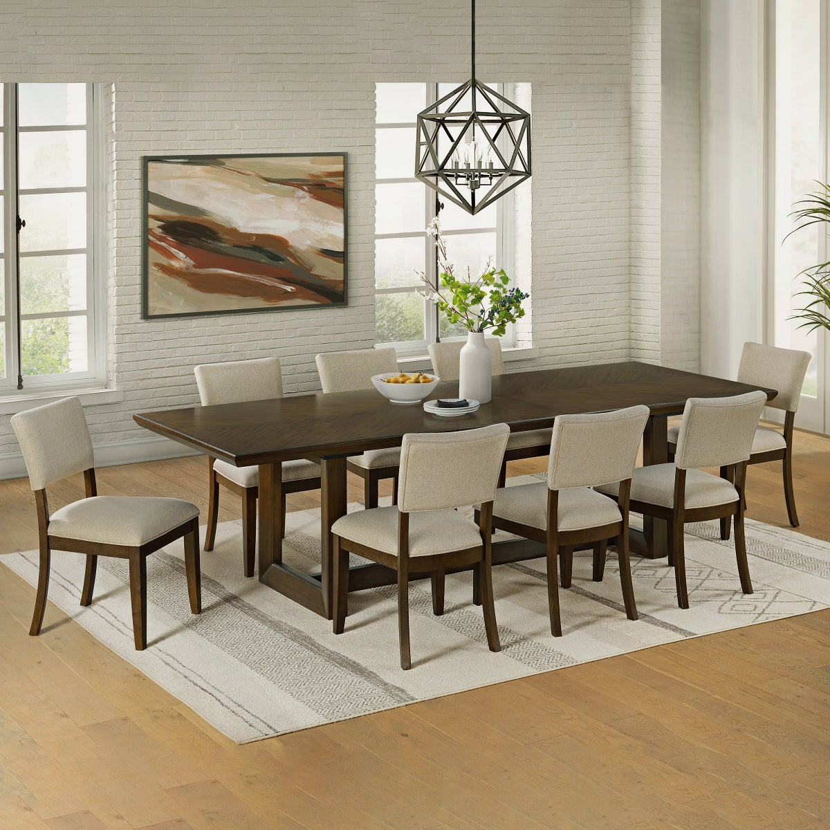 Wilde 9-Piece Dining Table Set | Costco Wilde 9-Piece Dining Table Set | Costco