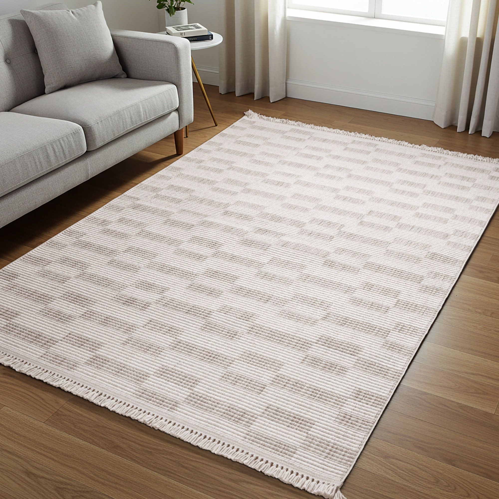 Serenity Area Rug Collection  Jolie Beige Cream