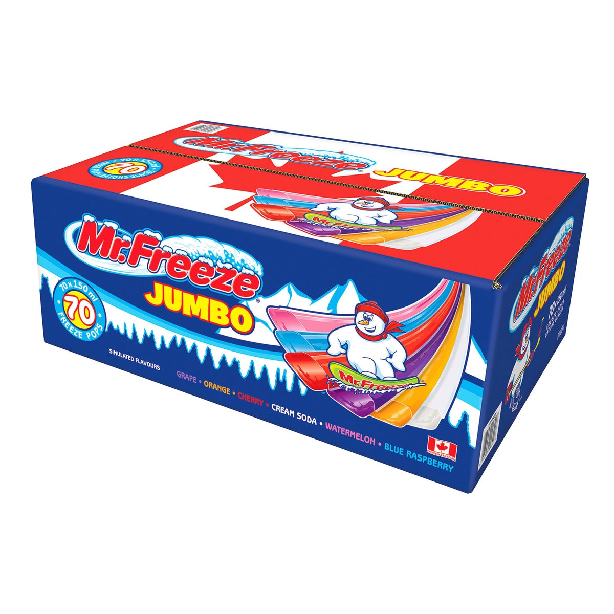 Mr. Freeze Jumbo Freeze Pops 70 × 150 ml | Costco Mr. Freeze Jumbo Freeze Pops 70 × 150 ml | Costco