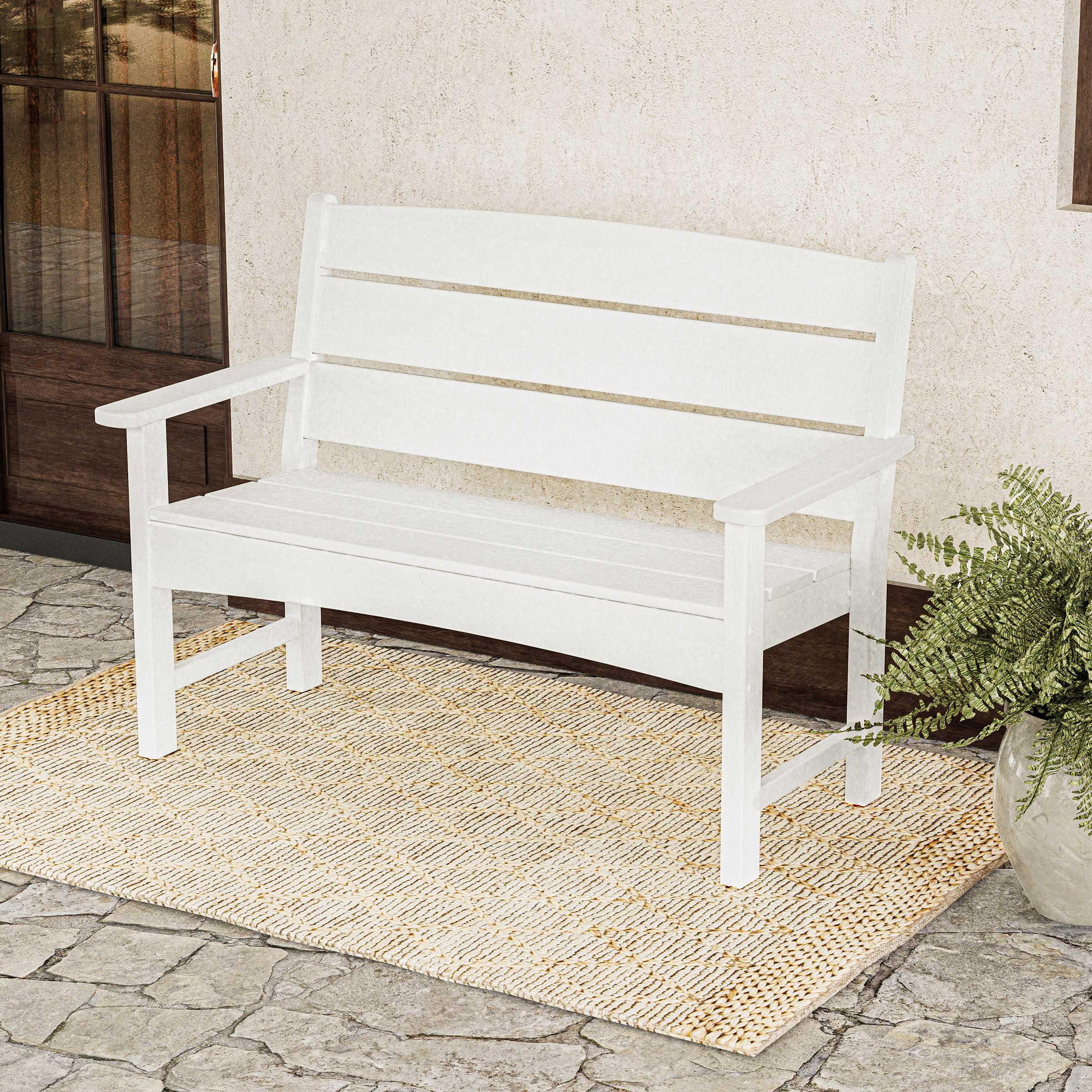 POLYWOOD Long Beach Garden Bench Costco
