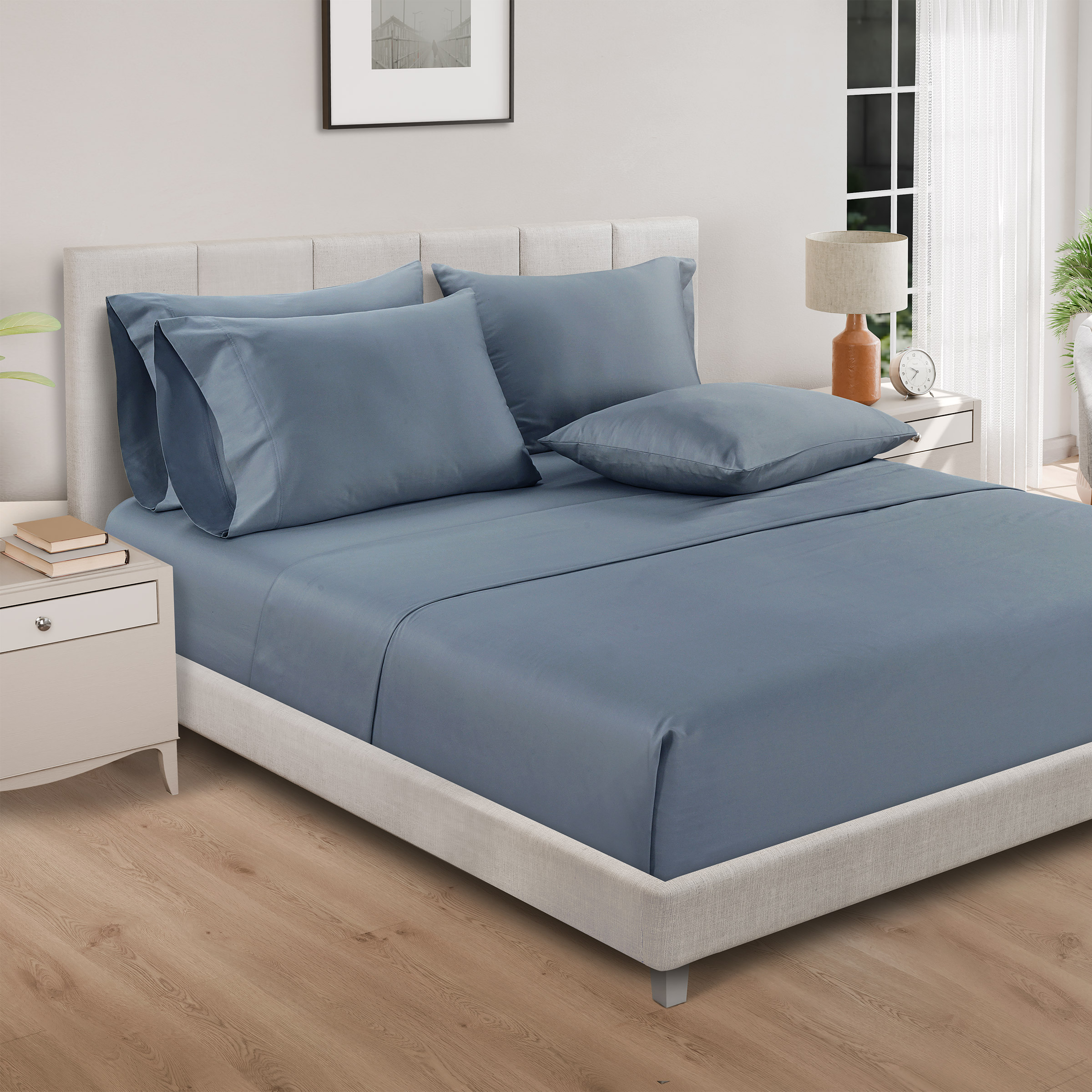 Pure Earth Organic 300 Thread Count 6-piece Sheet Set