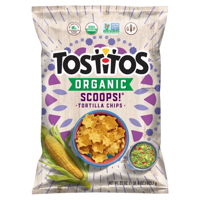 TOSTITOS ORGANIC SCOOPS 22 OZ