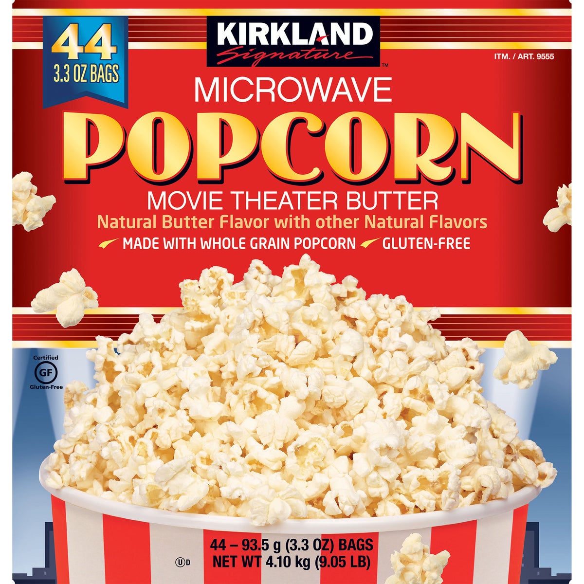 Kirkland Signature Microwave Popcorn, 3.3 oz, 44-count | Costco Kirkland Signature Microwave Popcorn, 3.3 oz, 44-count | Costco