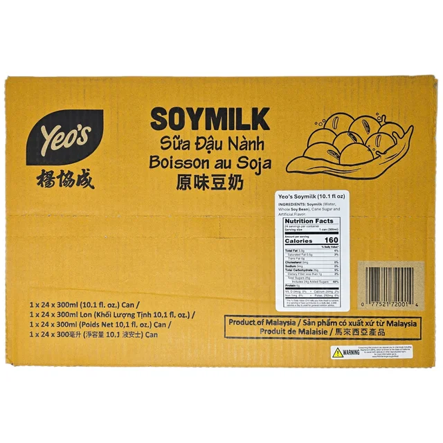 YEO'S SOYMILK 24 CANS 10.1 OUNCES EA