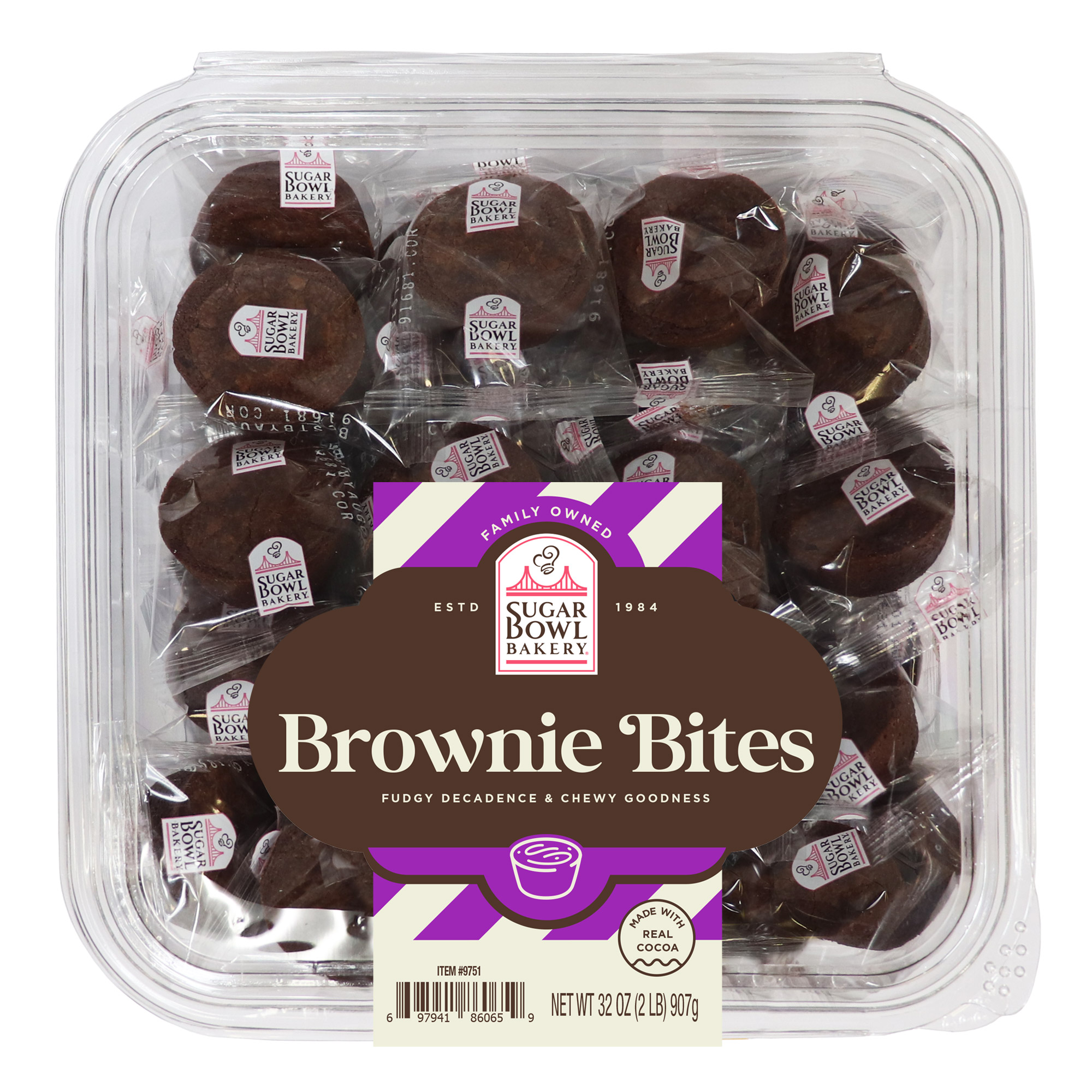 Sugar Bowl Bakery  Brownie Bites  32-Count